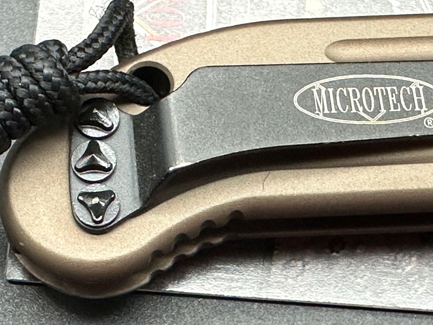 Microtech LUDT Tan Aluminum Elmax