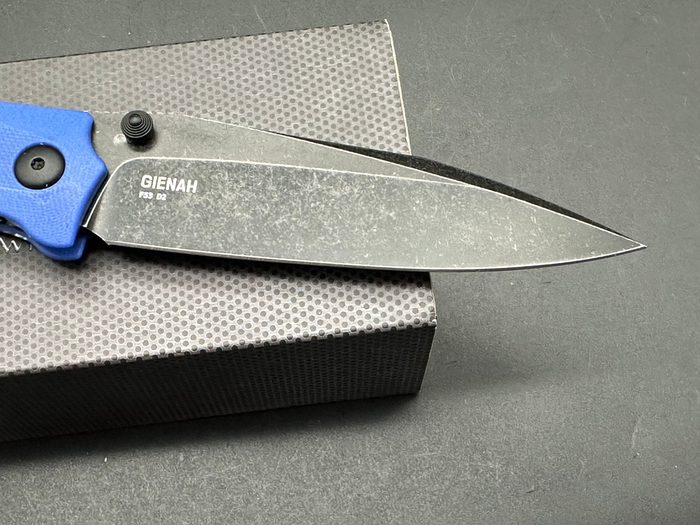 Steel Will Gienah Liner Lock Knife Blue G-10