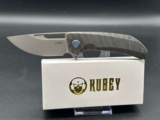 Hyperion Frame Lock Tactical Knife Flame 6AL4V Titanium Handle 3.5" Sandblast CPM-S35VN