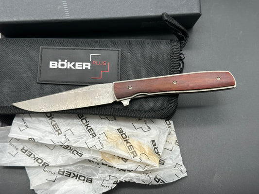 Boker Plus Urban Trapper Cocobolo Damascus