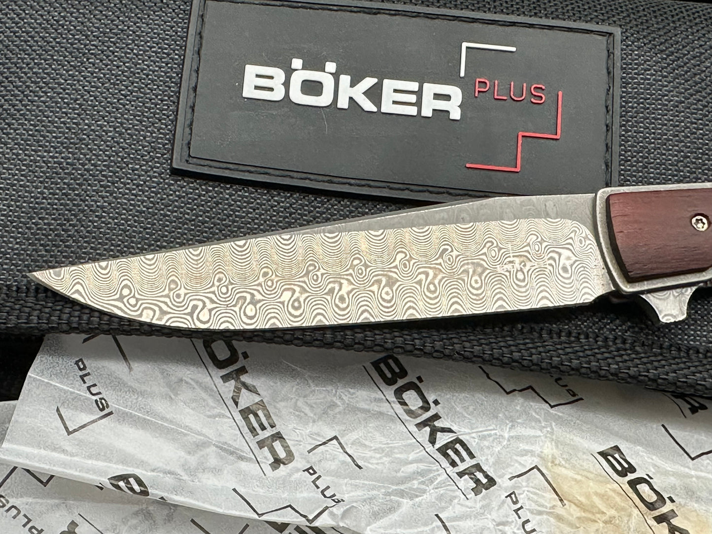 Boker Plus Urban Trapper Cocobolo Damascus