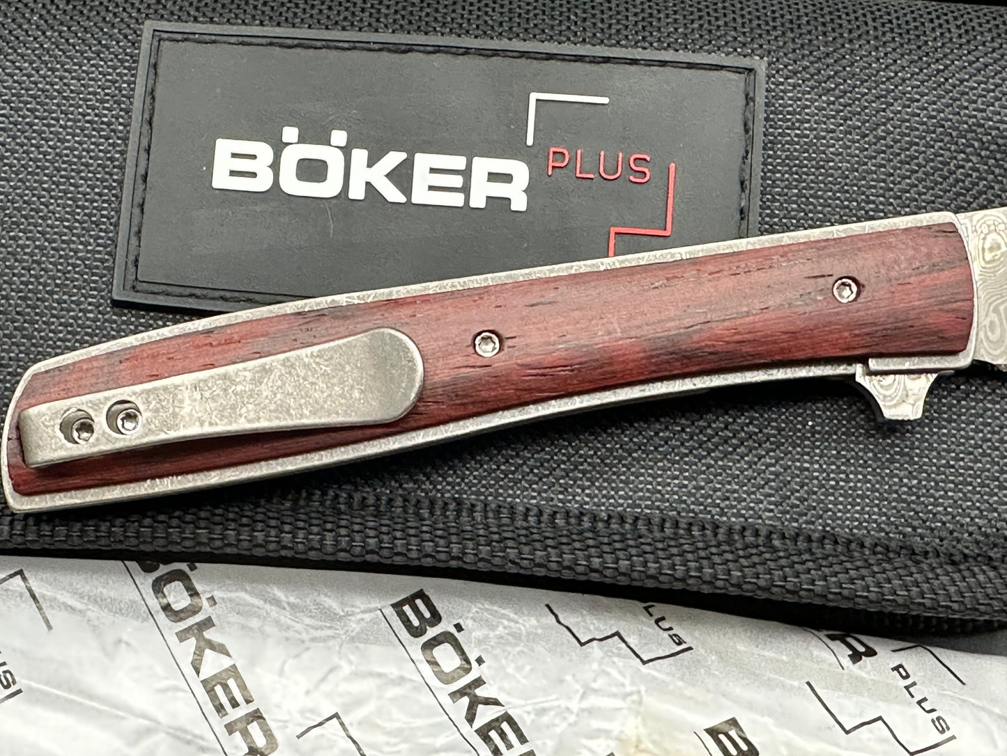 Boker Plus Urban Trapper Cocobolo Damascus