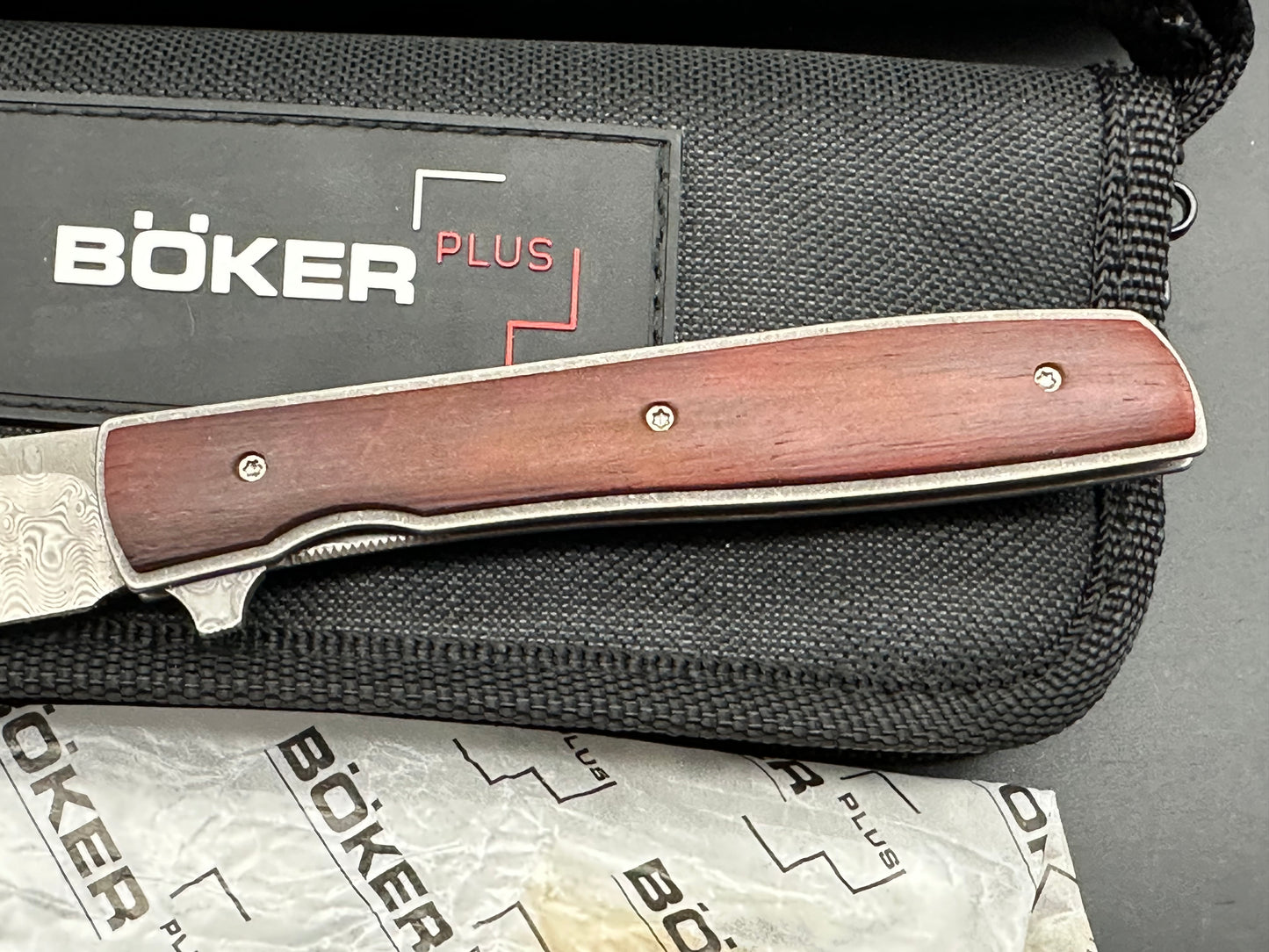 Boker Plus Urban Trapper Cocobolo Damascus