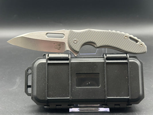 MECHFORCE RICK LALA SENTRY POCKET KNIFE DIAMOND TITANIUM HANDLE M390 BLADE