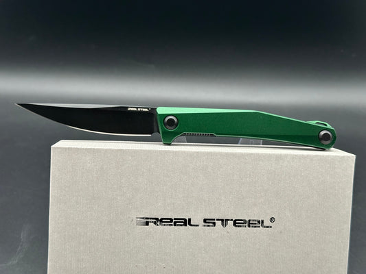 Real Steel Teres Nitro-V Black blade Racing Green Aluminum Handle
