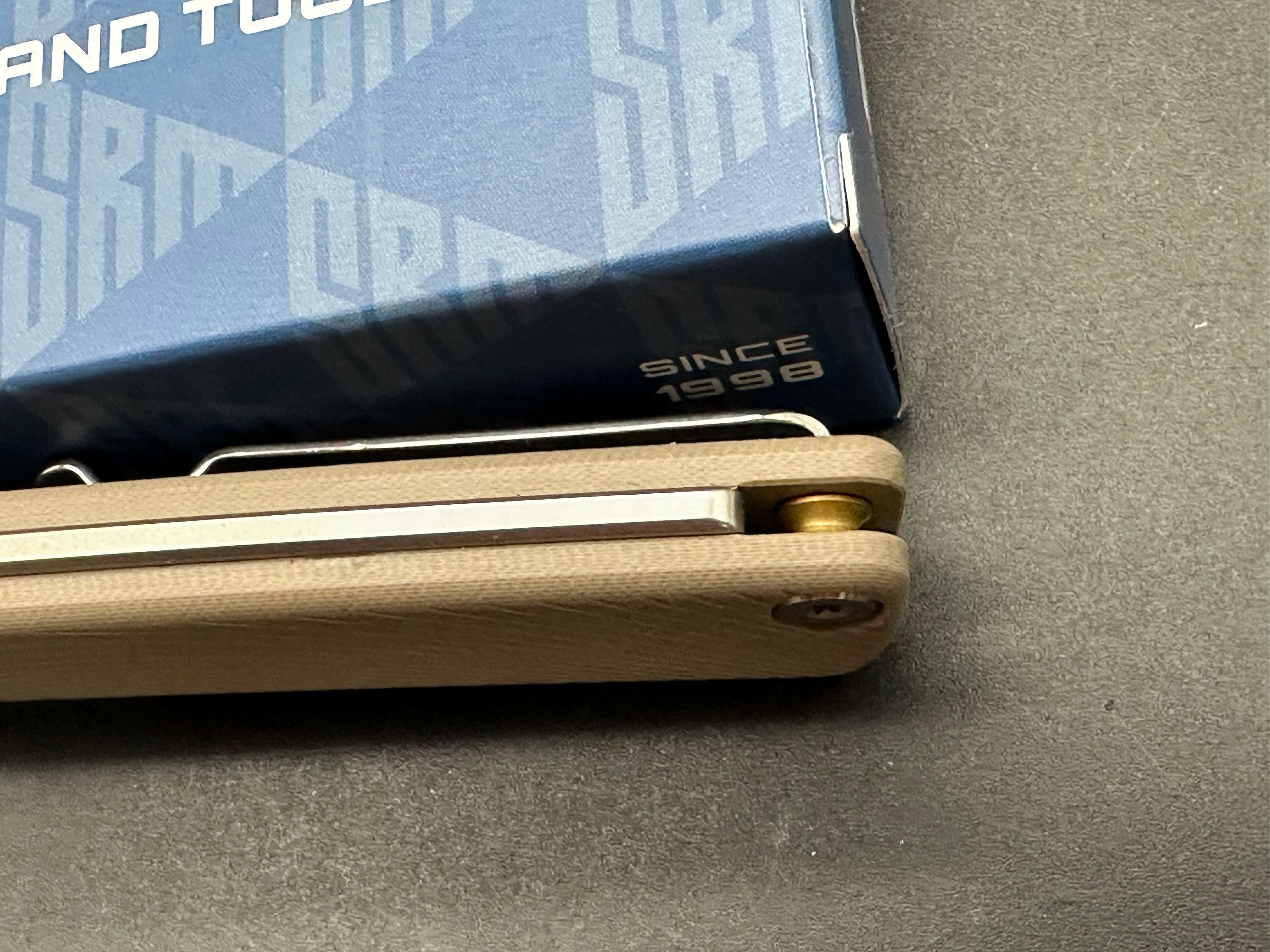 SRM Dome 106M-GW (2.99" 14C28N Blade, G10 Handle)