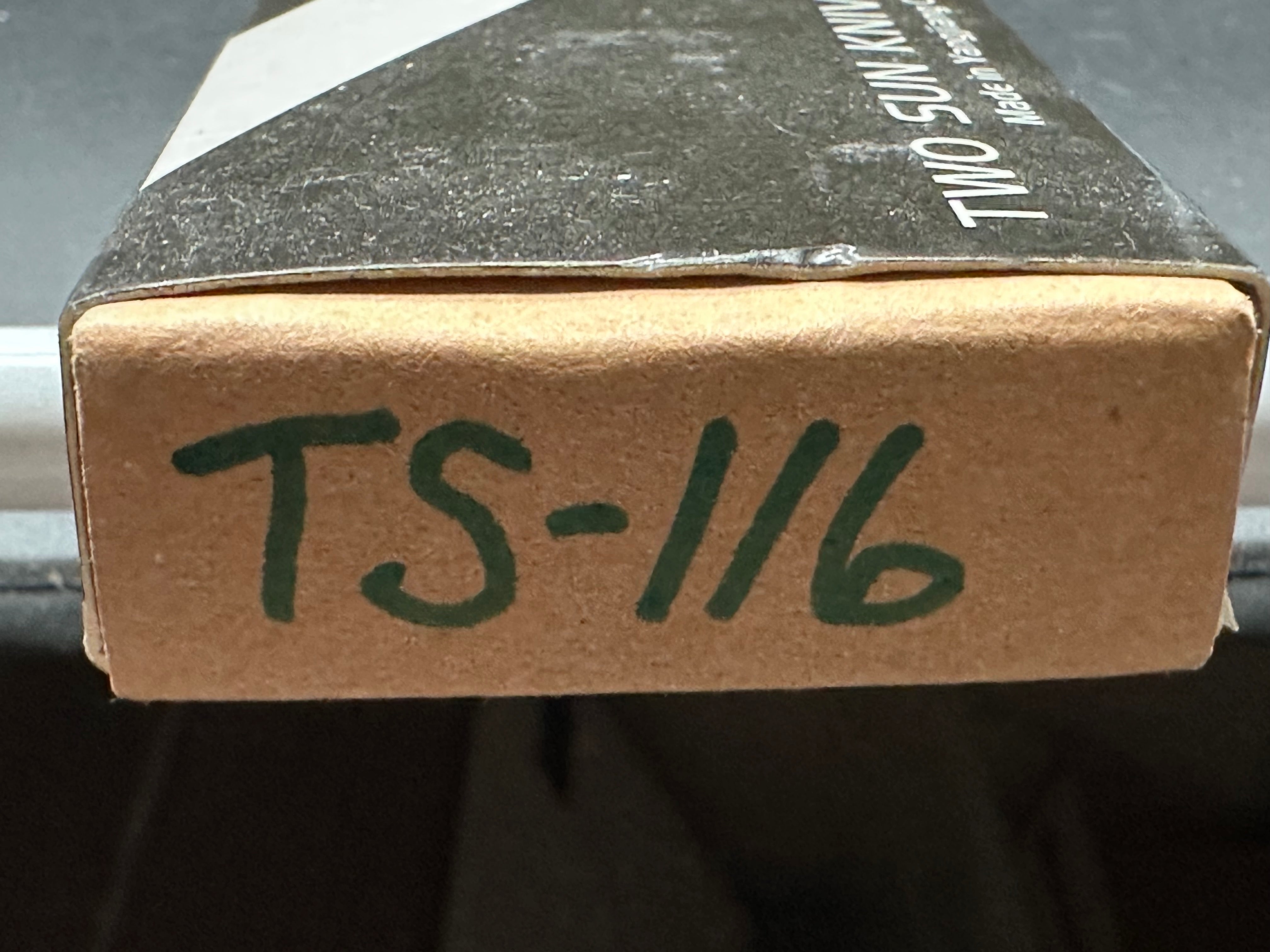 TwoSun Knives TS116 Flipper Liner Lock Knife Gray G10 Handle Plain Edge Blade