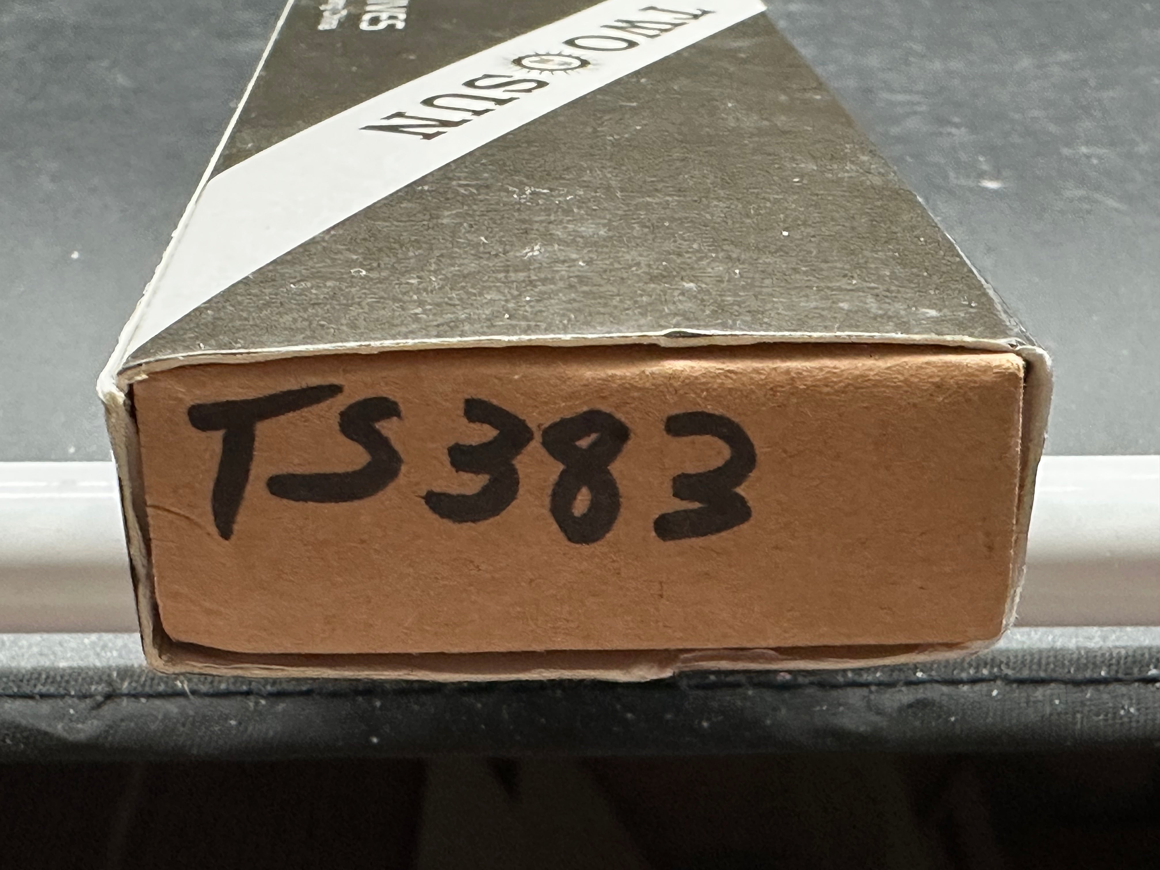 TWOSUN TS383 GRAY TITANIUM HANDLE 14C28N PLAIN EDGE