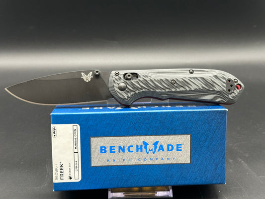 Benchmade Freek Gray/Black G-10 AXIS Lock Knife (3.6" Black CPM-M4) 560BK-1