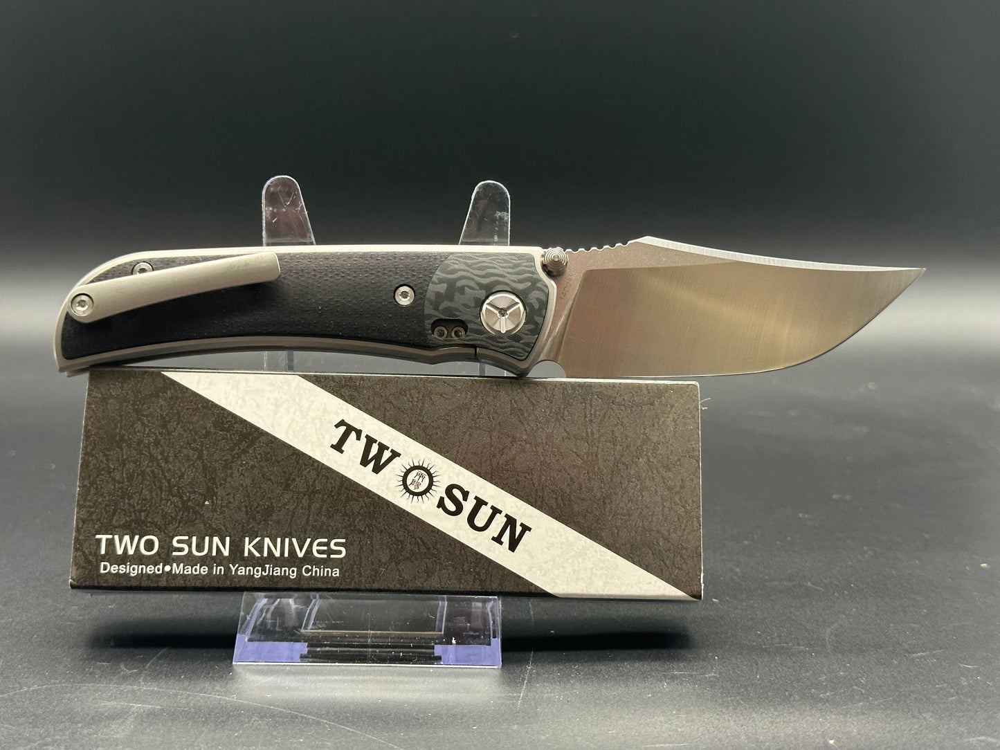 Twosun TS301 Rit dyed black micarta skiff bearings