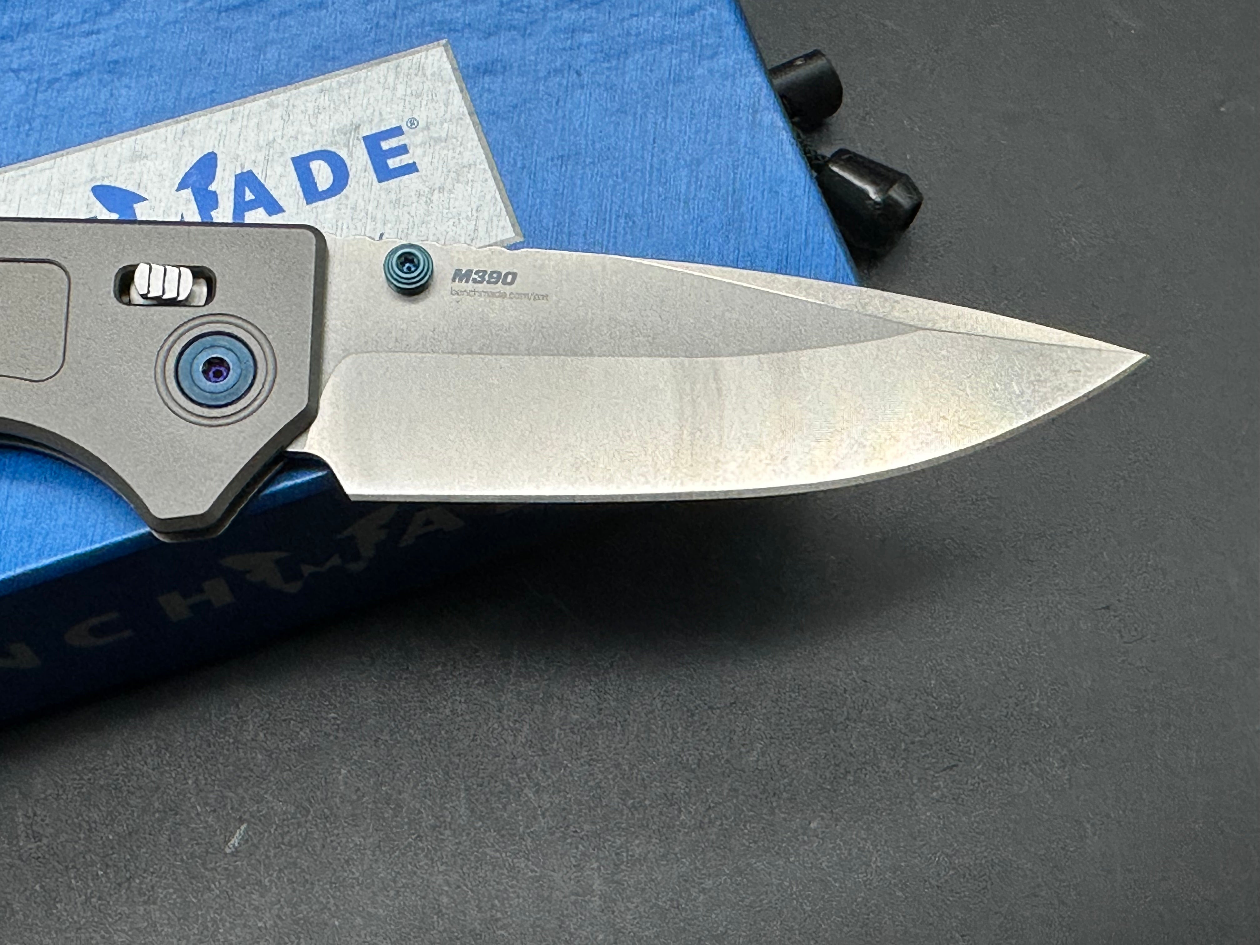 Benchmade Narrows 748 AXIS Lock Knife Titanium (3.4" Satin)