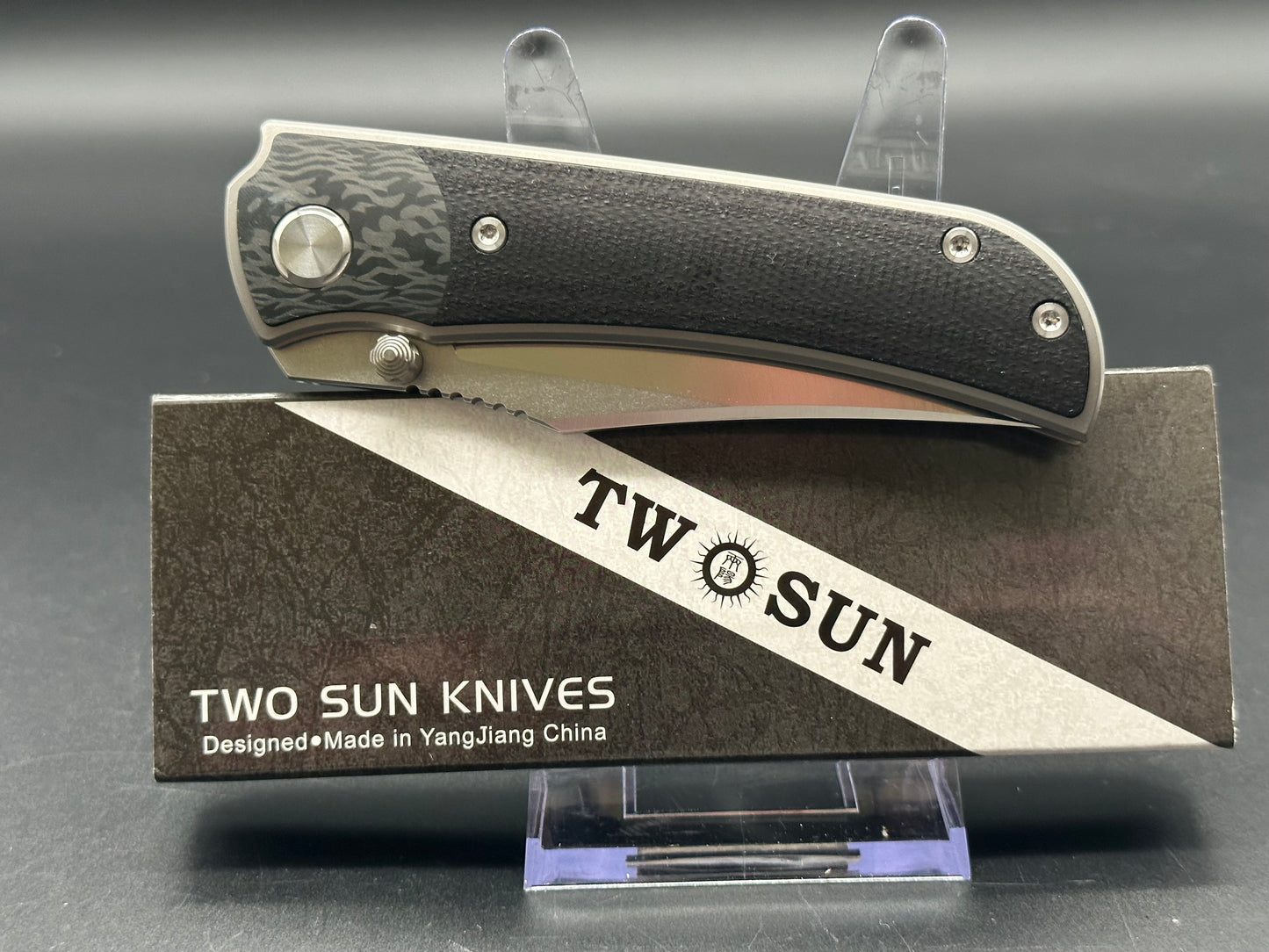 Twosun TS301 Rit dyed black micarta skiff bearings