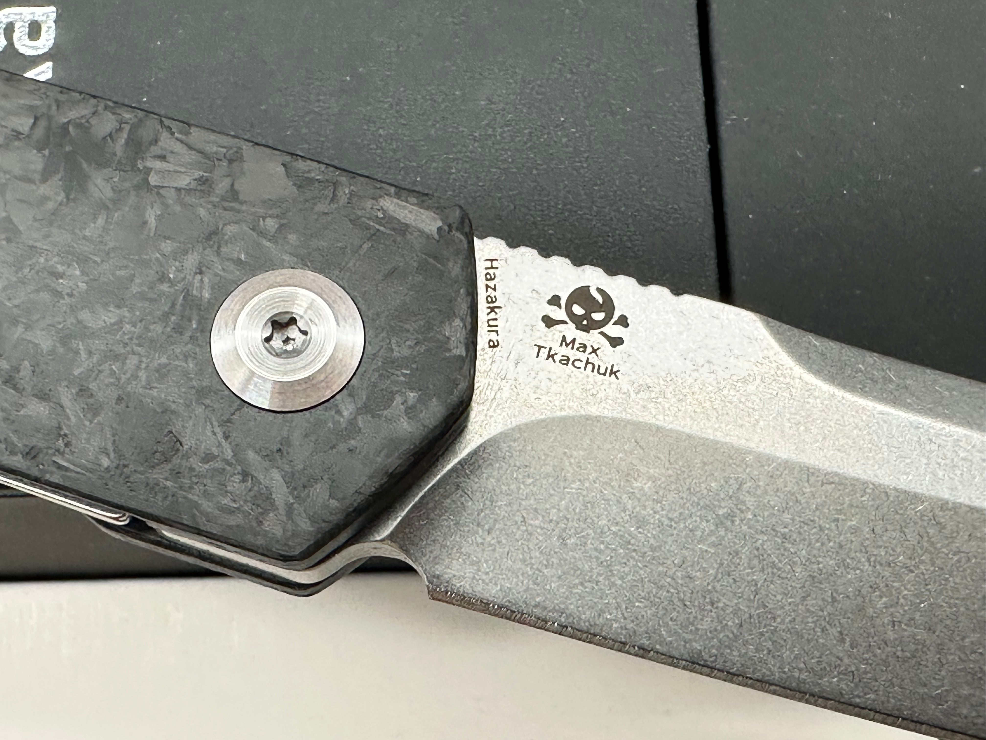 Kansept Hazakura - Blk Carbon Fiber (3.54" 154CM)