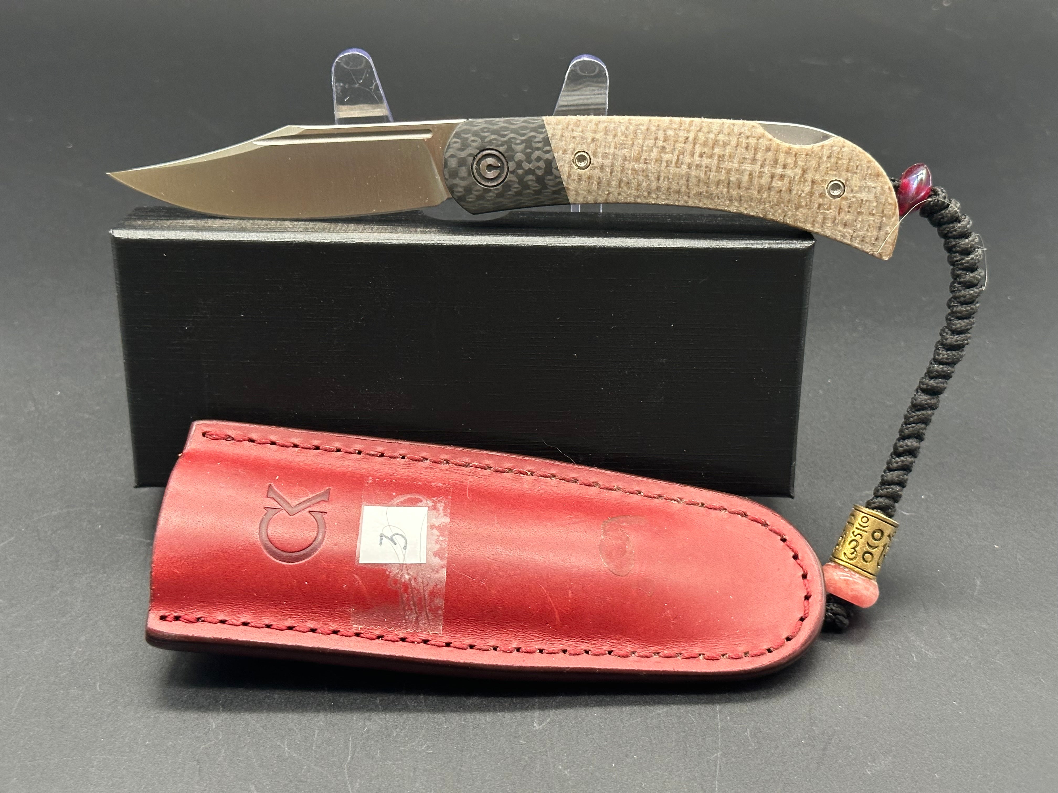 Civivi Appalachian Drifter 2 w/CK Tuscany leather sheath