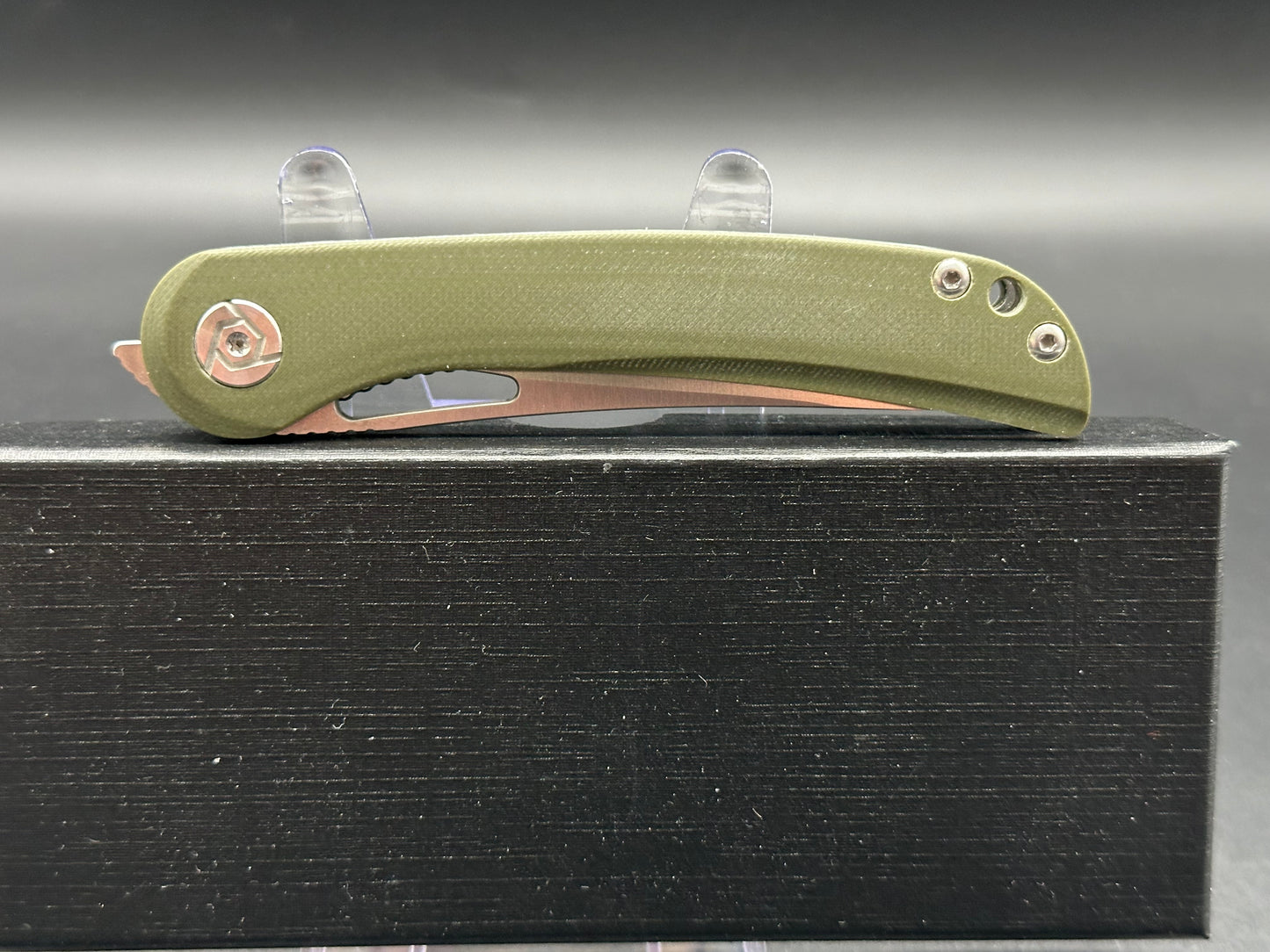 CH knife CH3517 Liner Lock Green G10 (3.78" D2 blade)