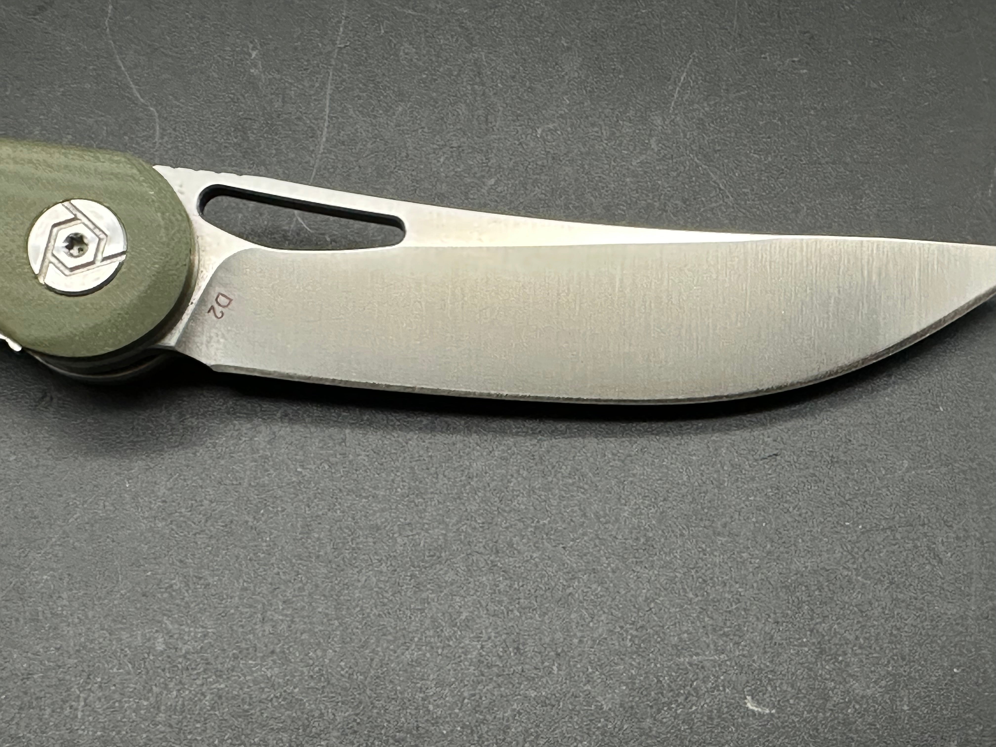 CH knife CH3517 Liner Lock Green G10 (3.78" D2 blade)