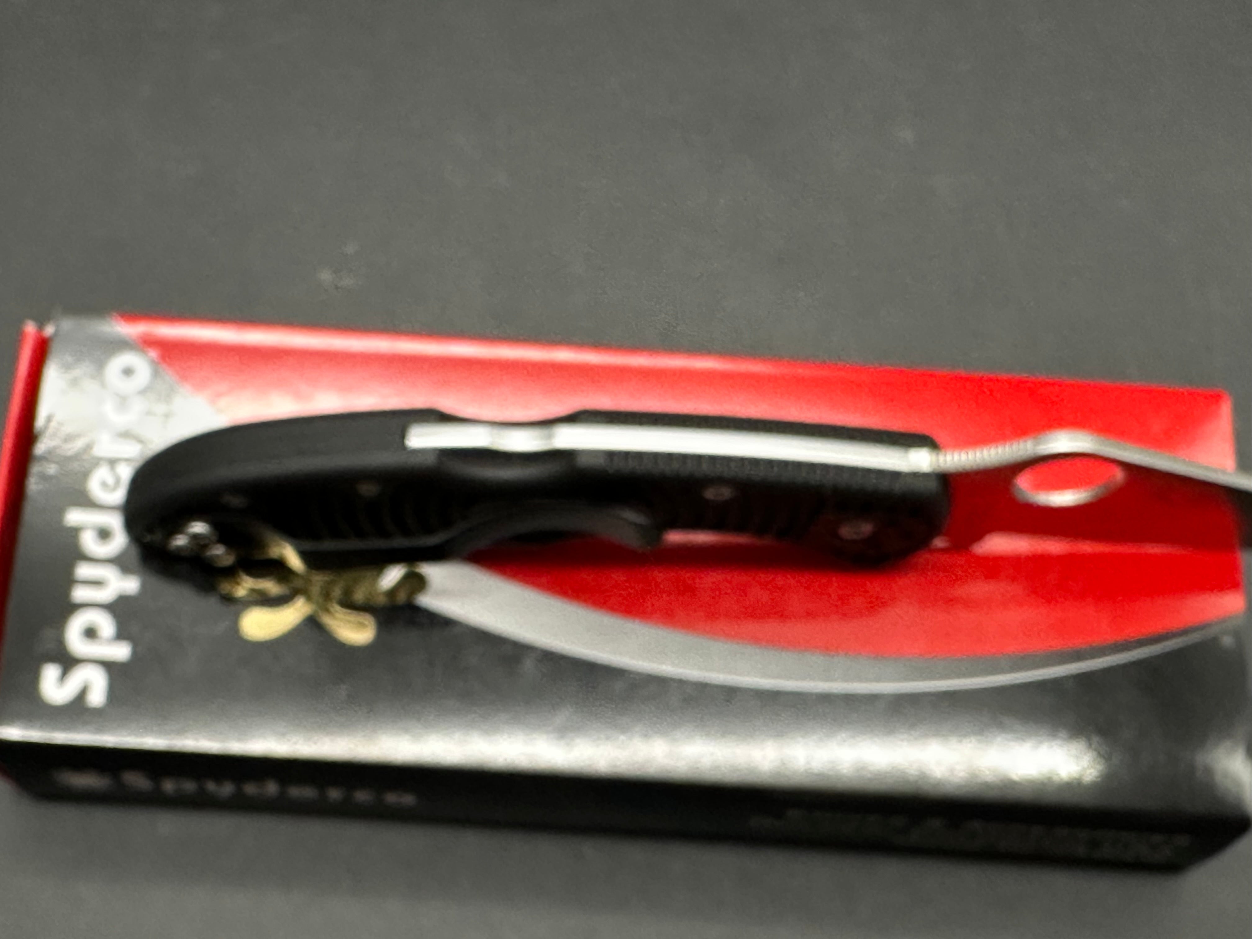 Spyderco Delica 4 2.875" VG-10 Satin Blade with Black FRN Scales