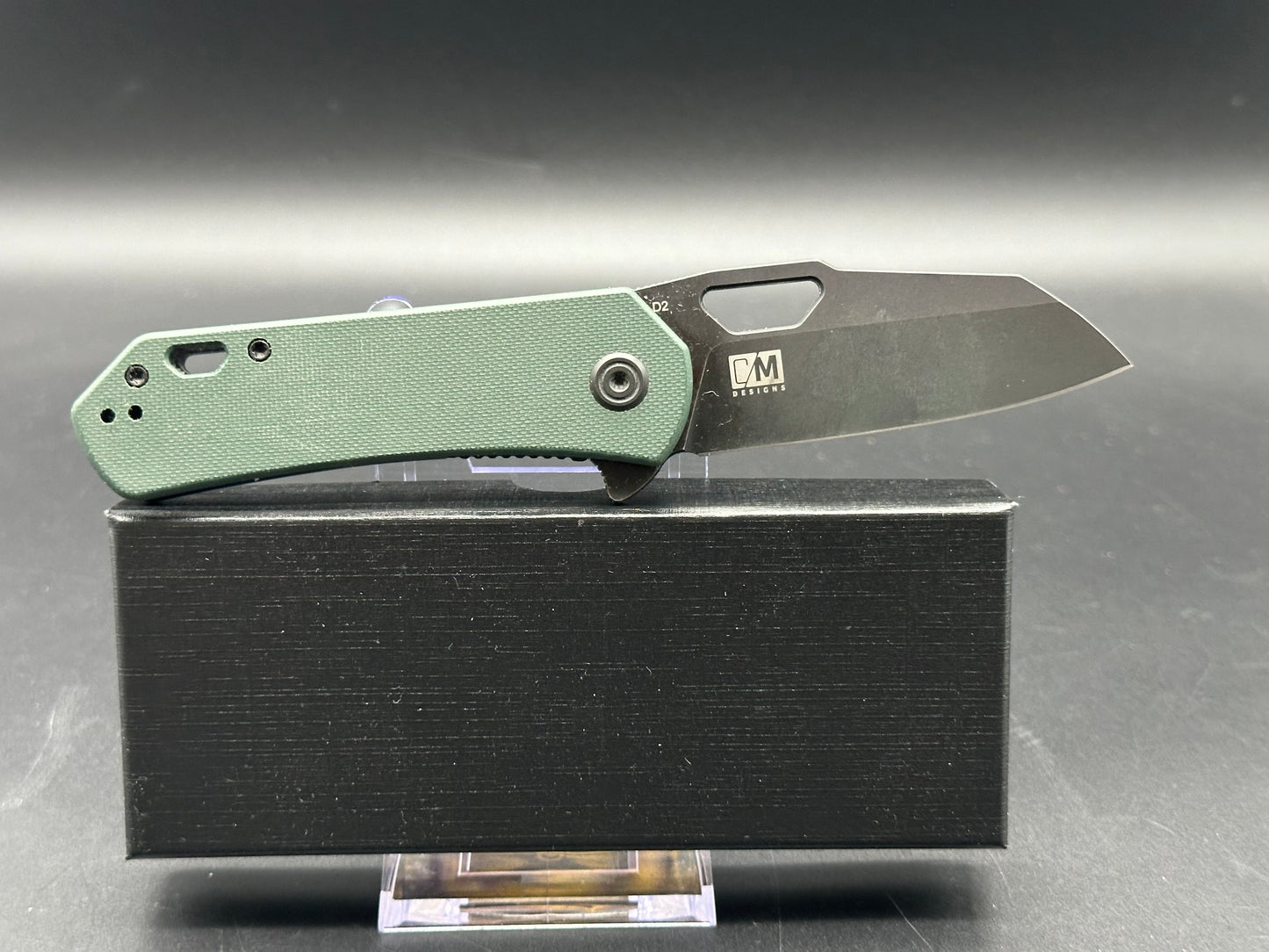 KUBEY Duroc Liner Lock Dark Green G10 KU332D (2.91" D2)