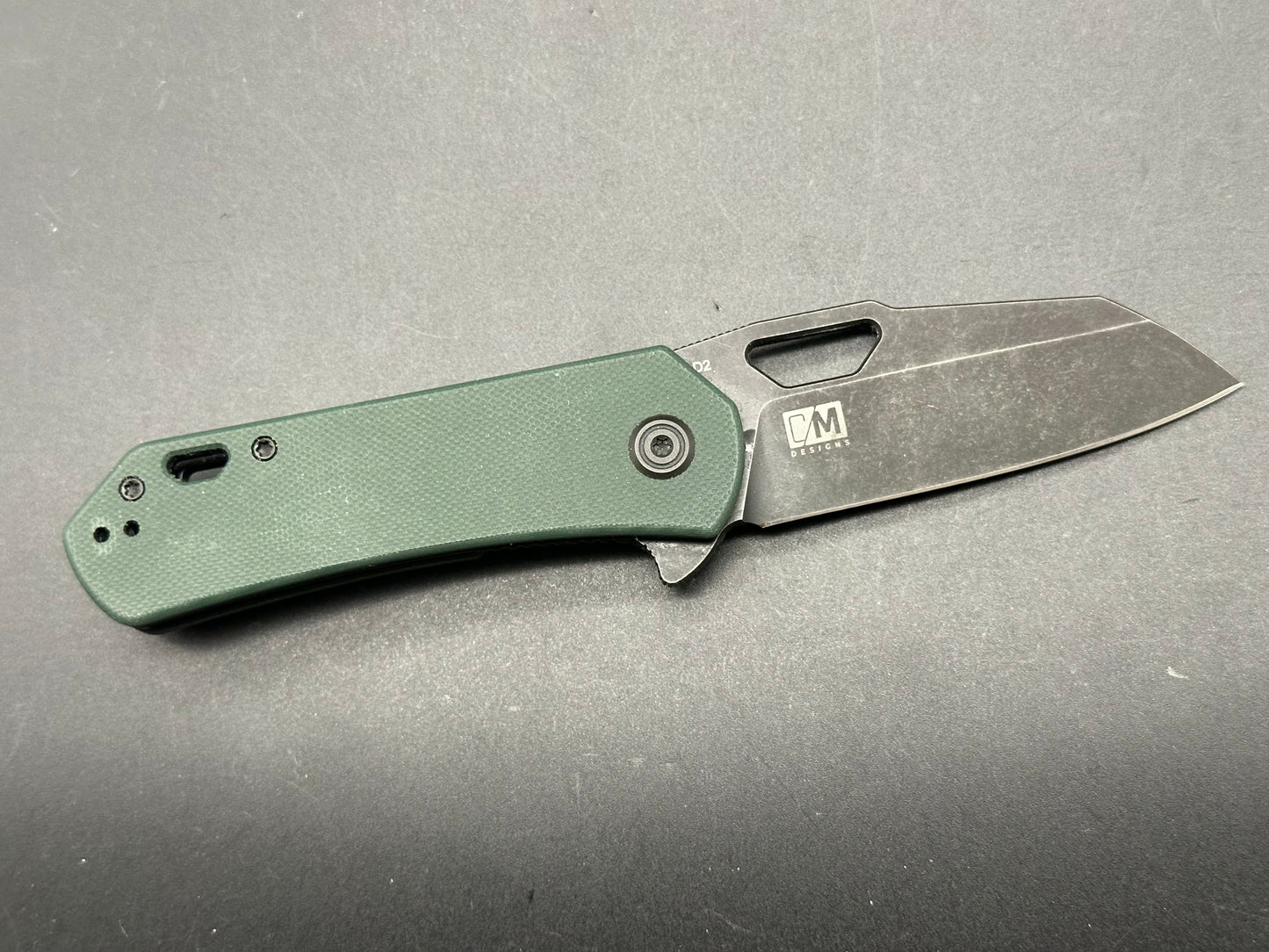 KUBEY Duroc Liner Lock Dark Green G10 KU332D (2.91" D2)