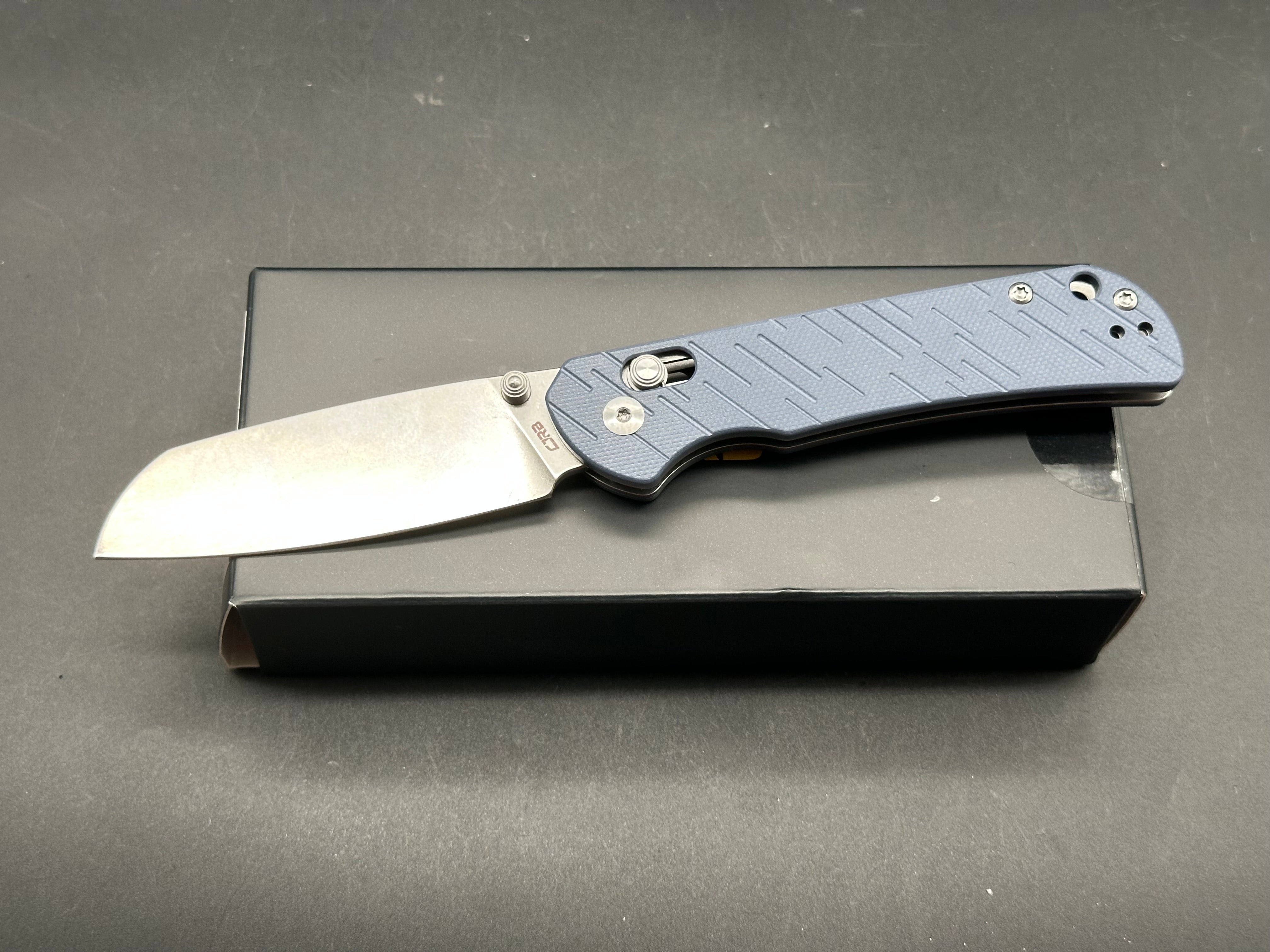 CJRB LYRID GREY G10 HANDLE AR-RPM9 SHEEPSFOOT BLADE