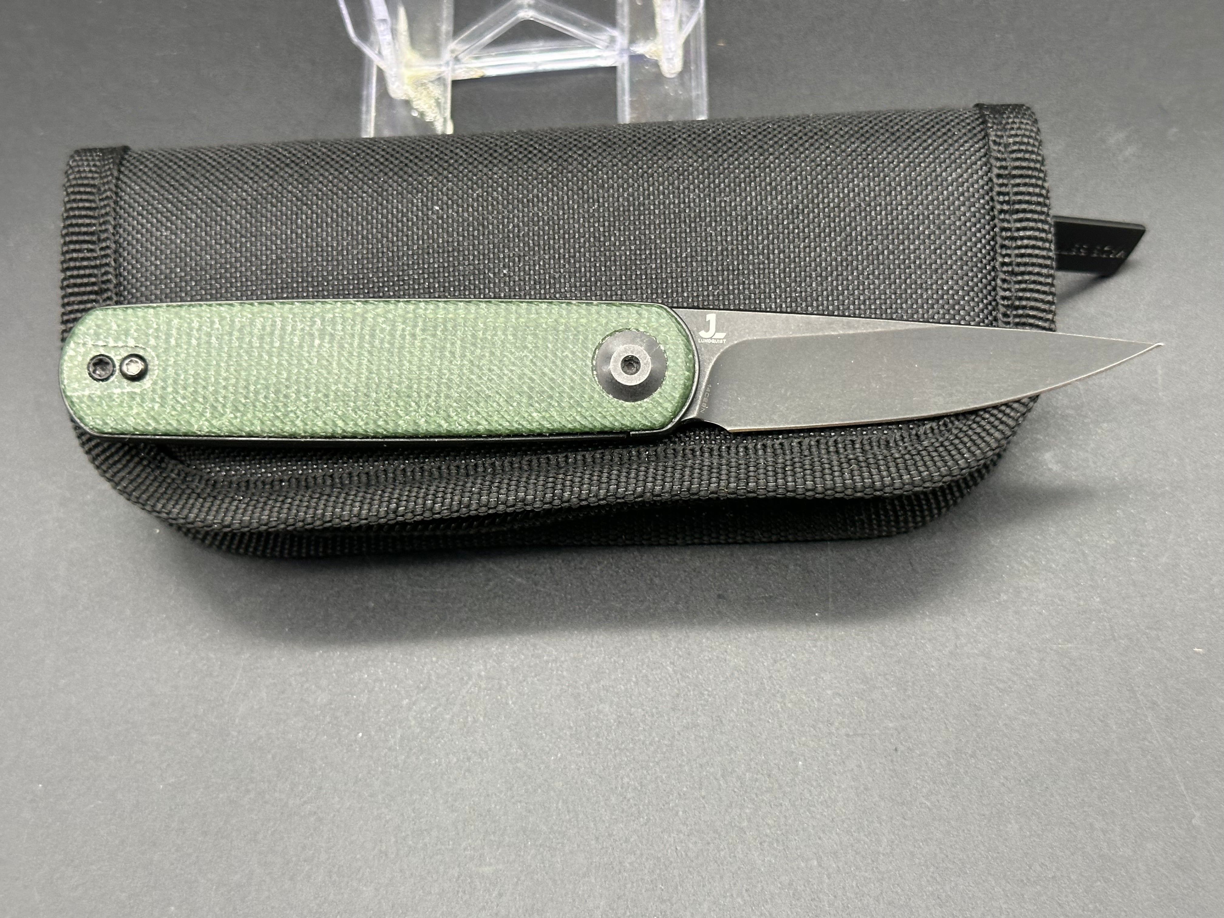 CIVIVI Lumi Top Flipper Dark Green Micarta C20024-1 (2.56" 14C28N black blade)