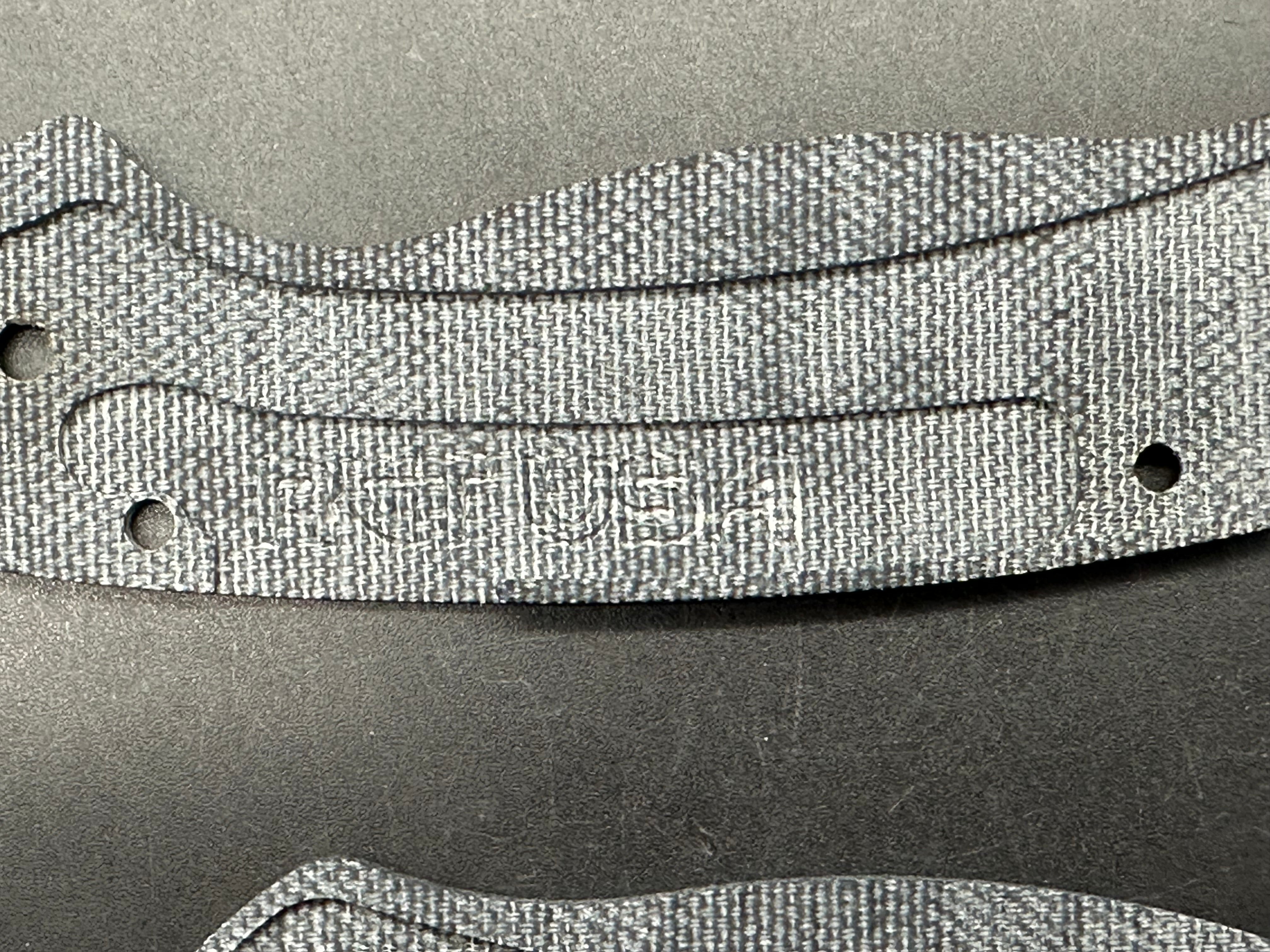 Spyderco Para 3 Blue Canvas Micarta Rplacement Scales from Ripp's Garage Tech - RGT