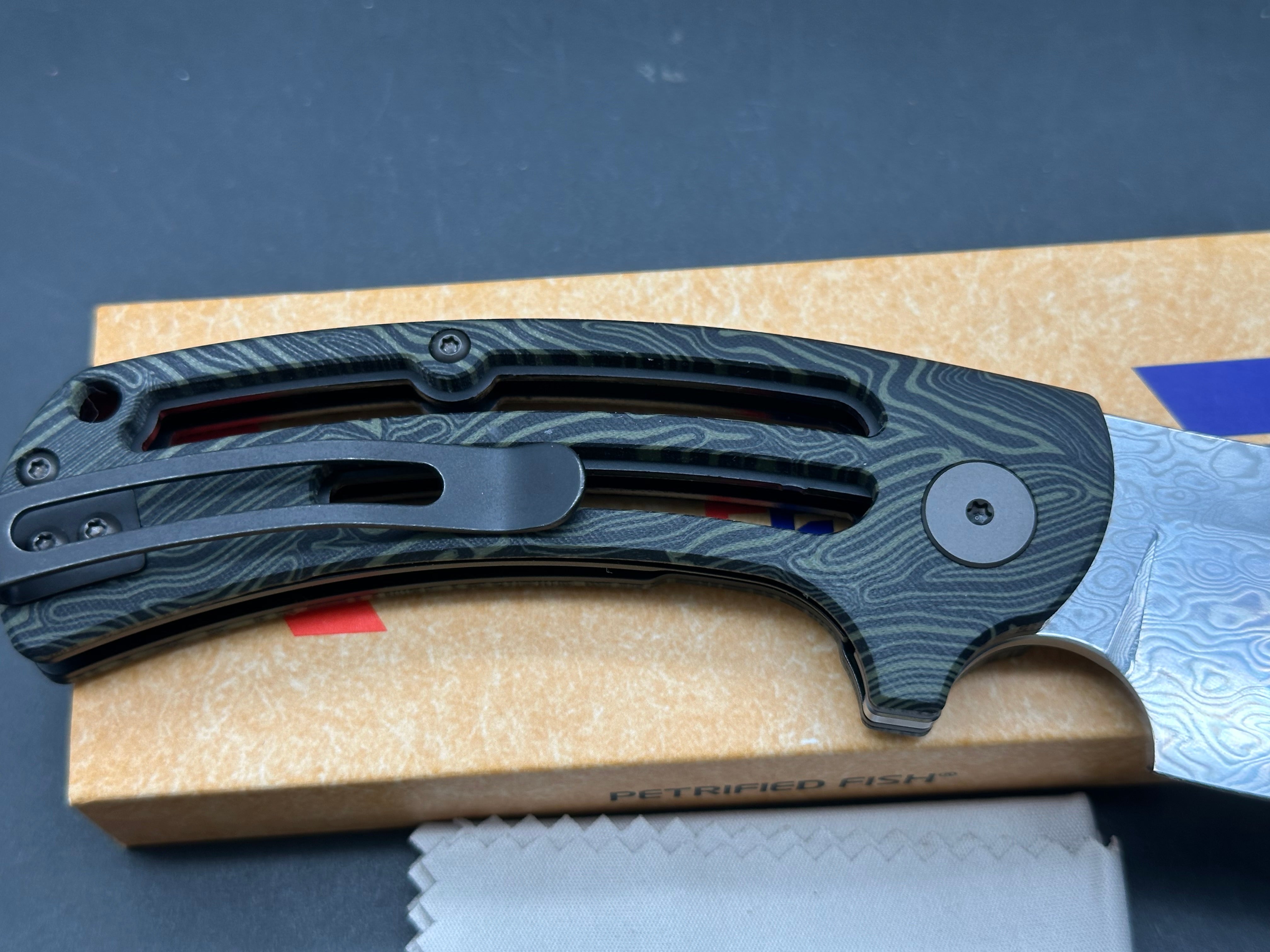 Petrified Fish PFE01 Eddy Damascus