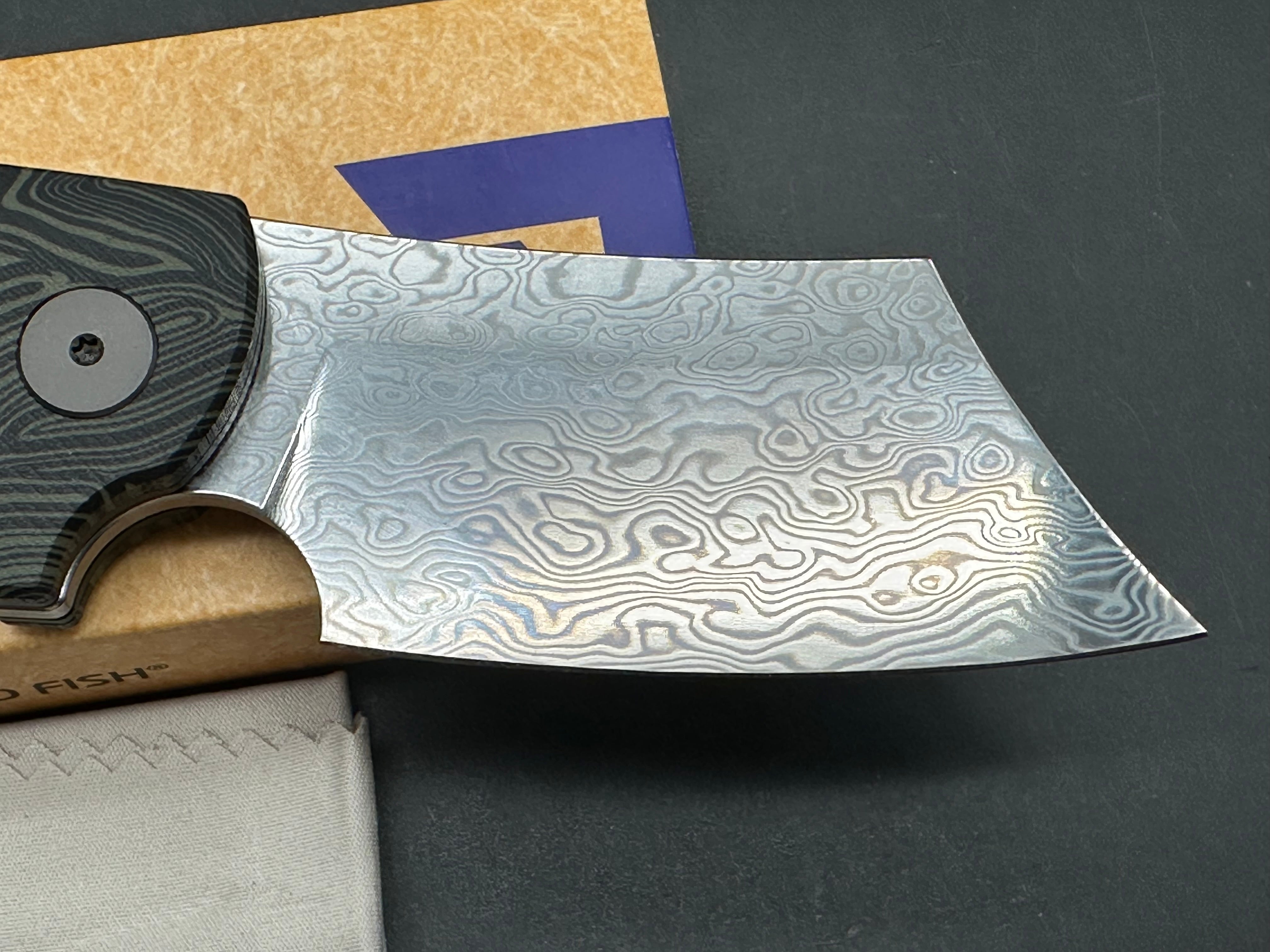 Petrified Fish PFE01 Eddy Damascus