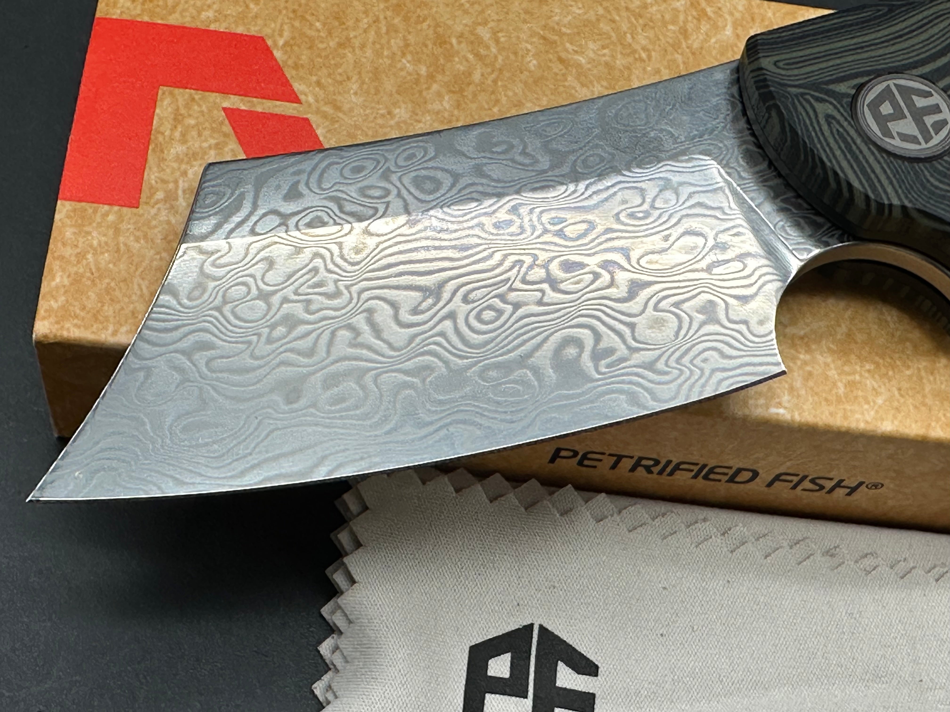 Petrified Fish PFE01 Eddy Damascus