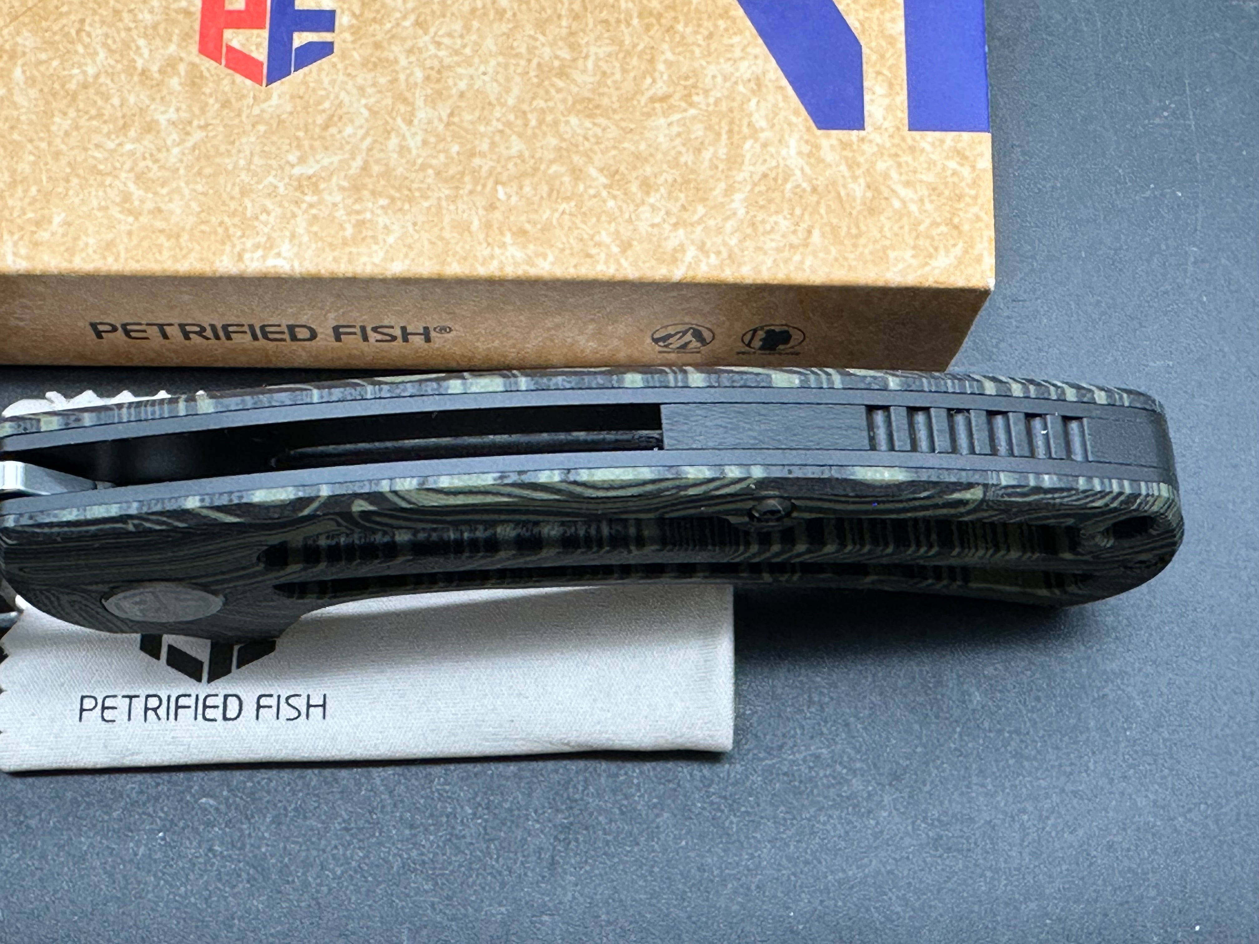 Petrified Fish PFE01 Eddy Damascus
