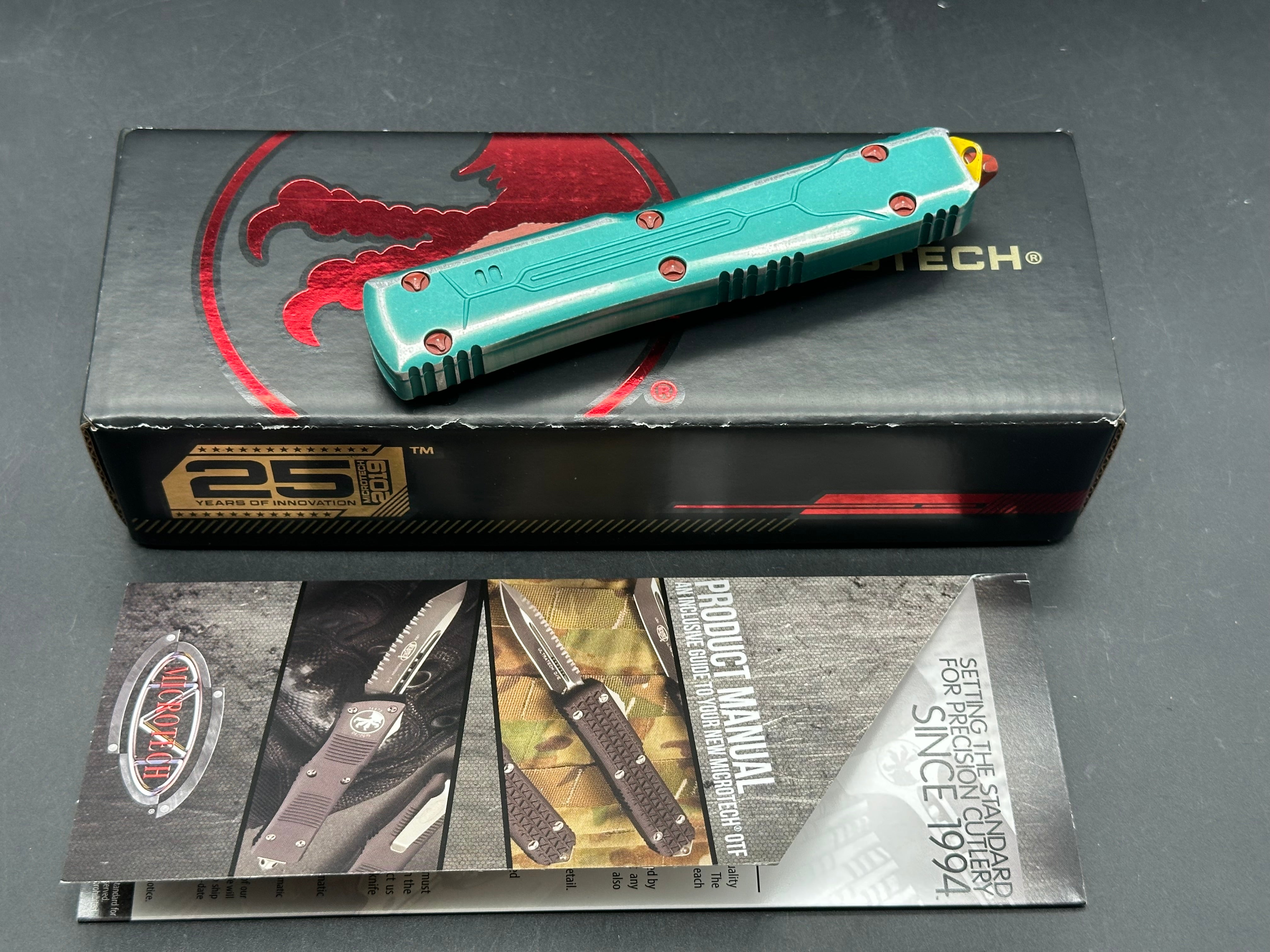 Microtech Ultratech T/E Bounty Hunter Apocalyptic Standard 123-10 Apocalyptic Finish Tanto Blade