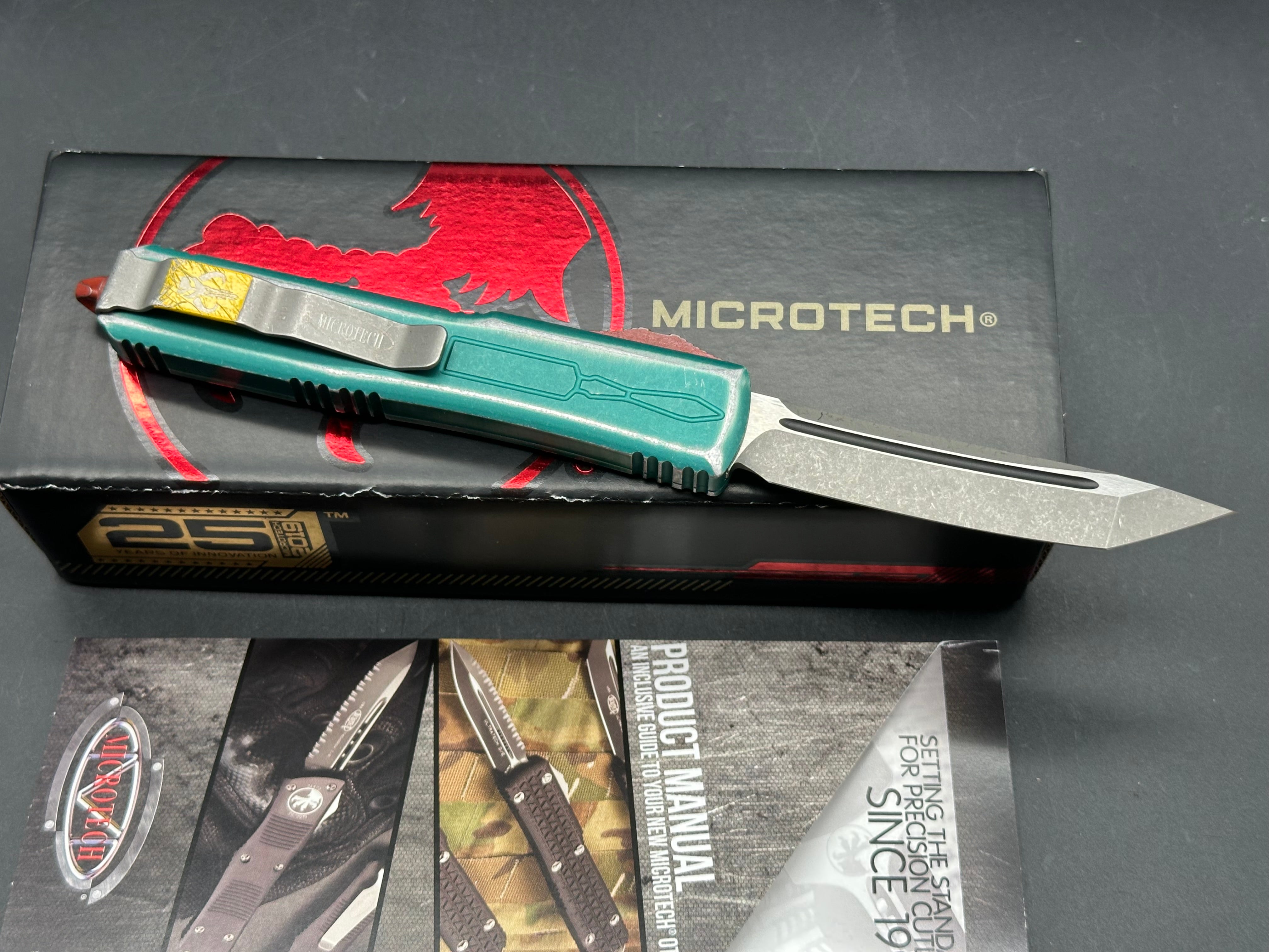 Microtech Ultratech T/E Bounty Hunter Apocalyptic Standard 123-10 Apocalyptic Finish Tanto Blade