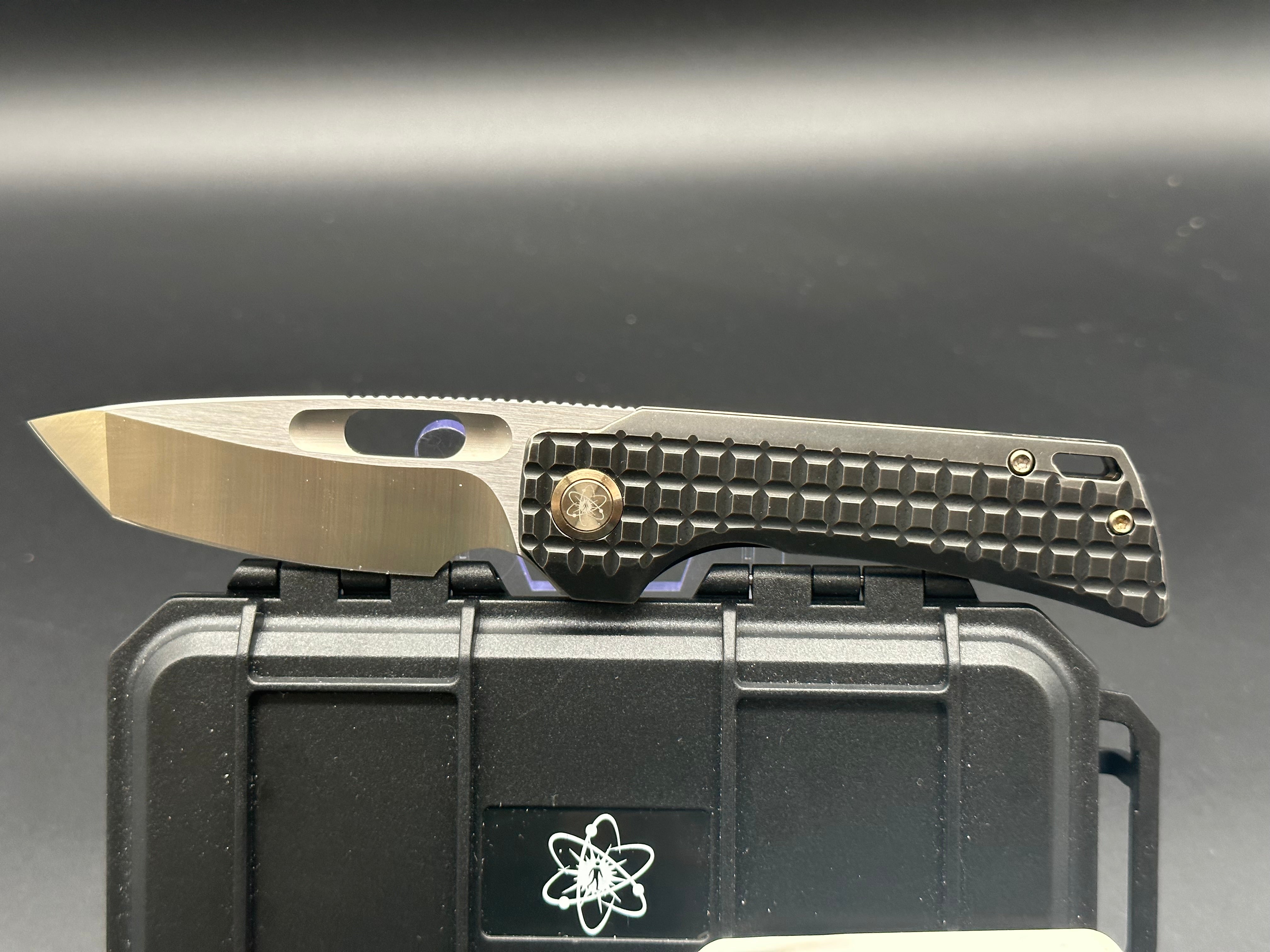 EMP EDC Nymble T titanium frag pattern handle