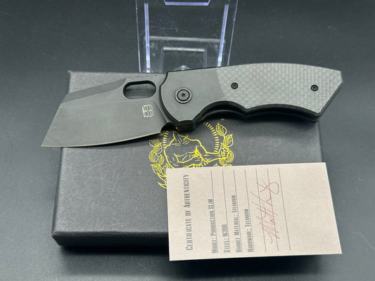 BERG BLADES SLIM M390 TITANIUM CF