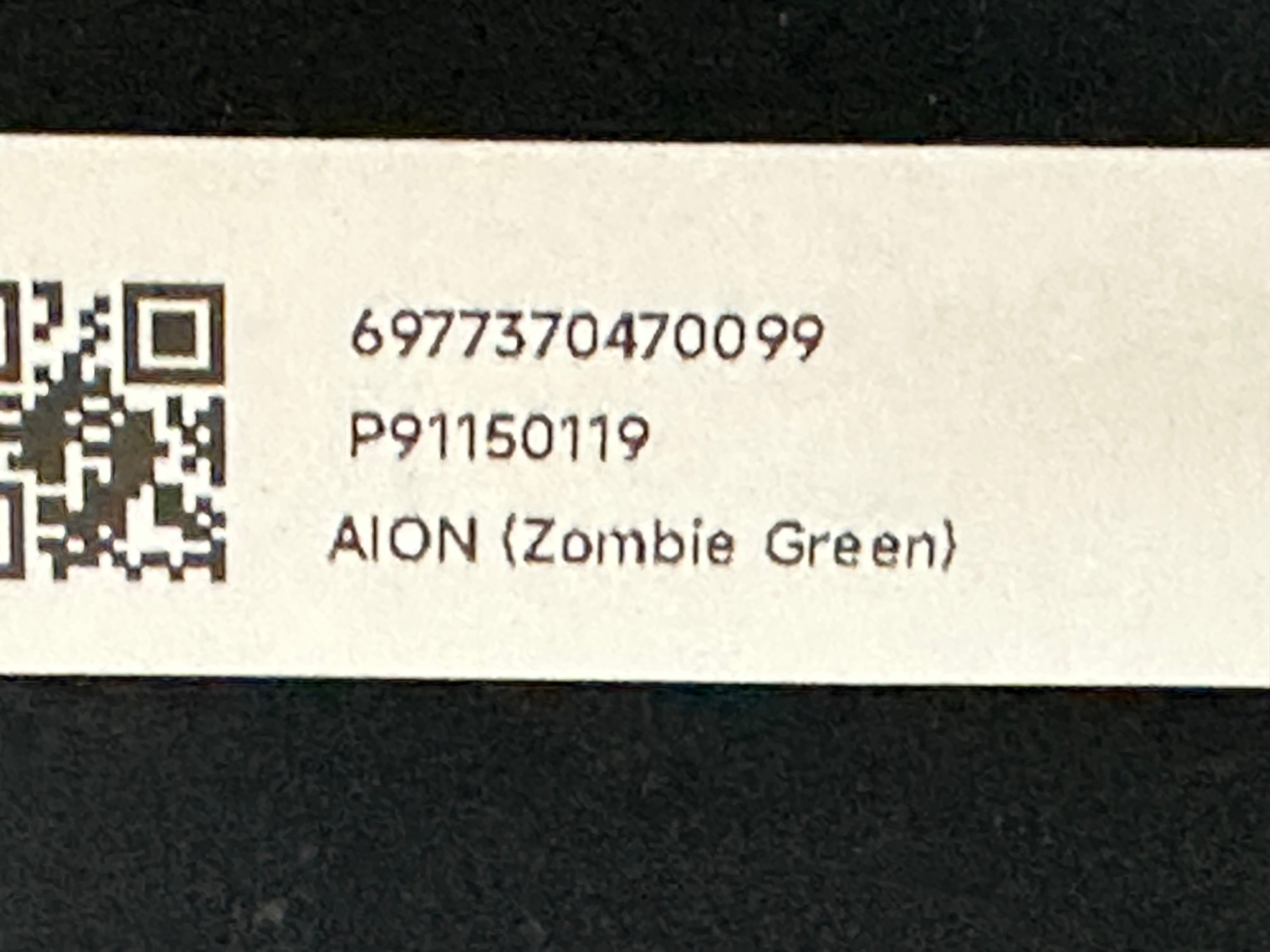 AION Zombie Green Flipper Folding Pocket Knife