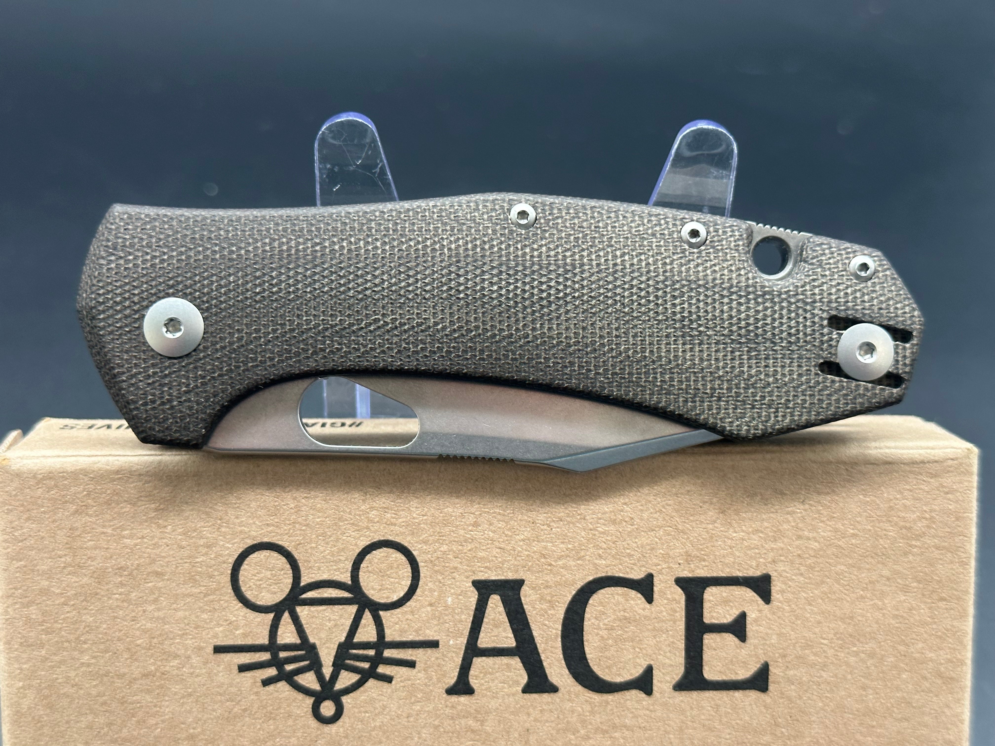 Giant Mouse Ace Grand tan micarta