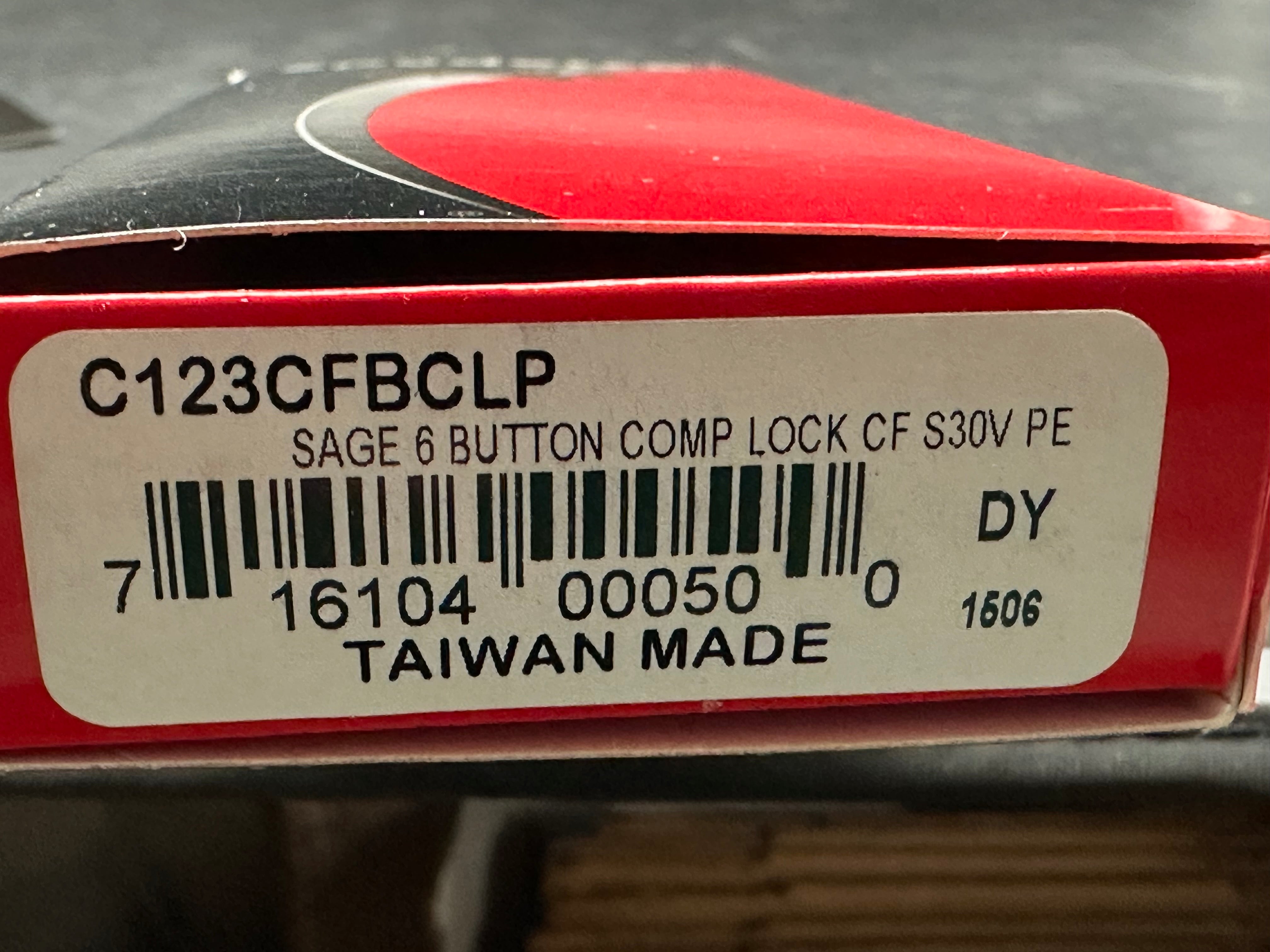 Spyderco Sage 6, 2nd detent removed
