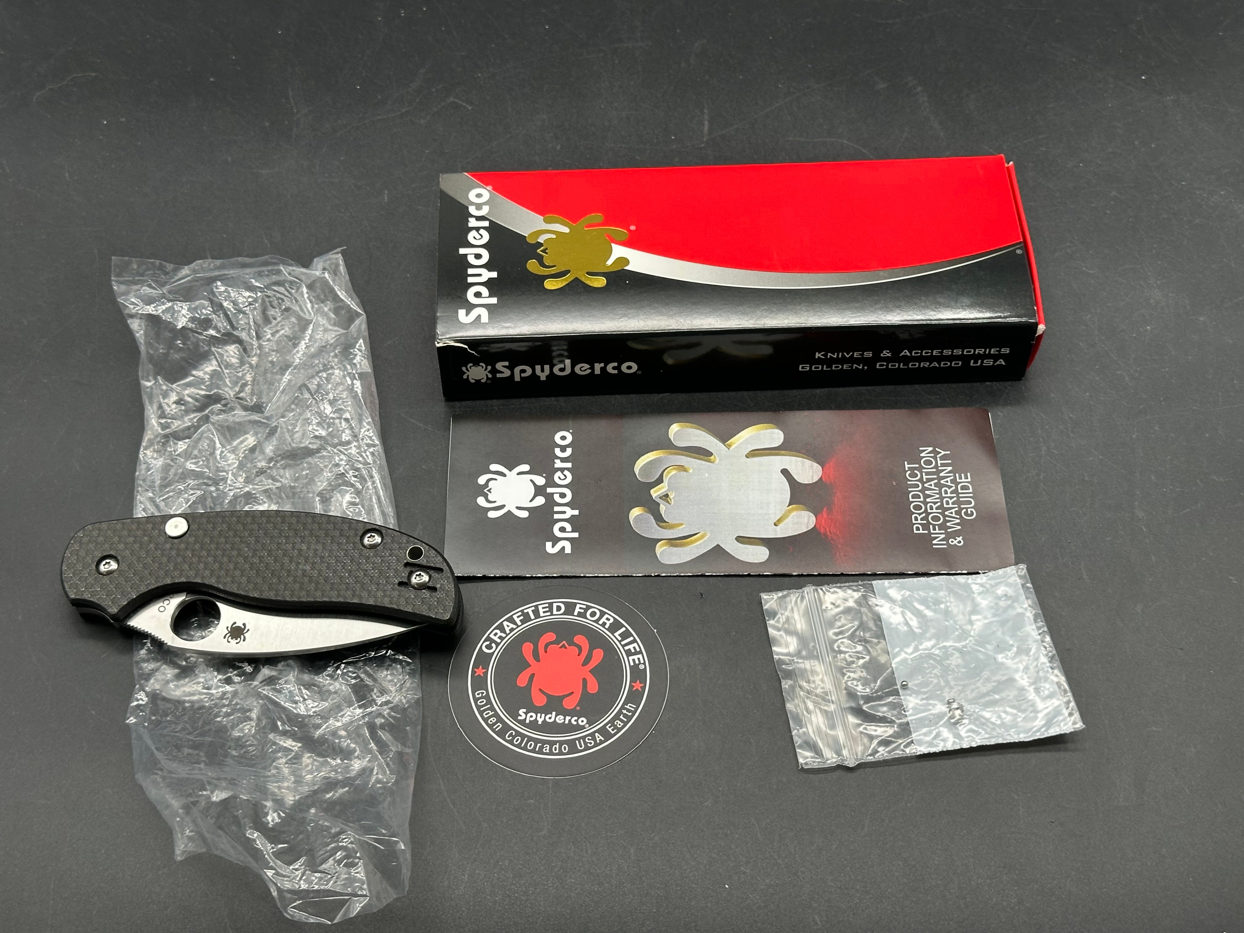 Spyderco Sage 6, 2nd detent removed