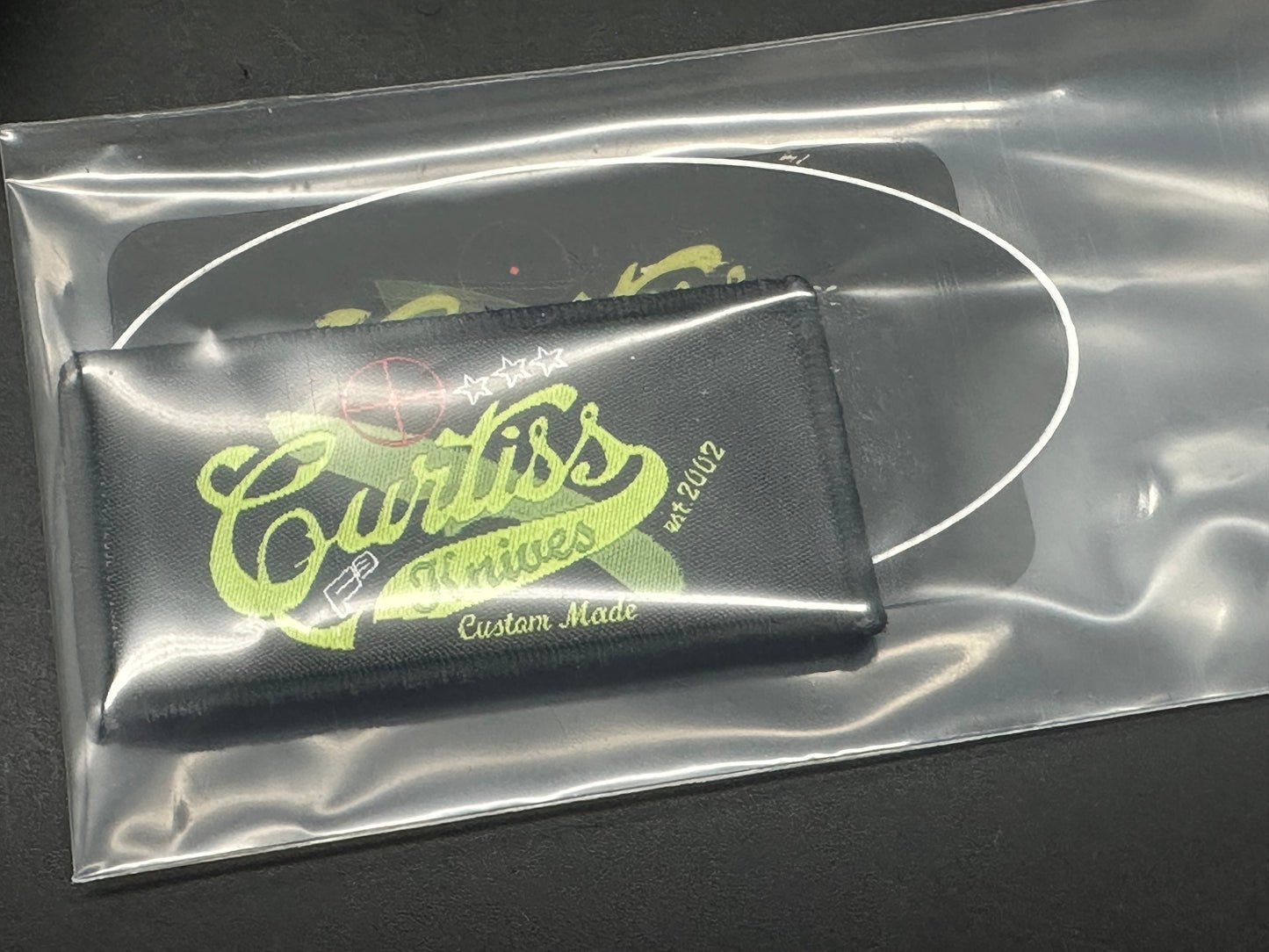 Curtiss Custom Knives F3 Compact Wharny Flipper Smooth Blasted Ti (Magnacut)