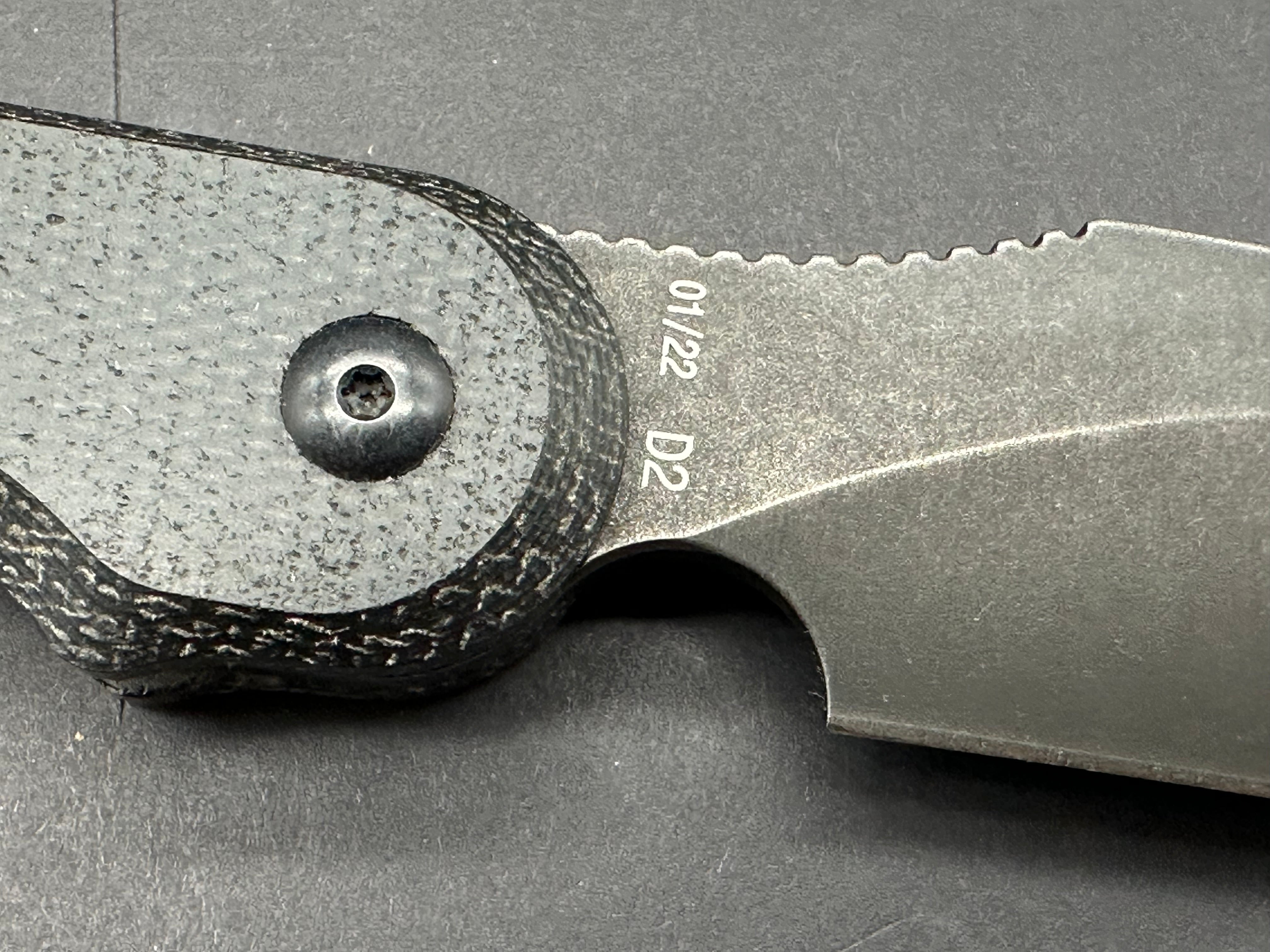 Daggerr Knives Parrot Button Liner Lock Knife Black  (4.75" Black SW)