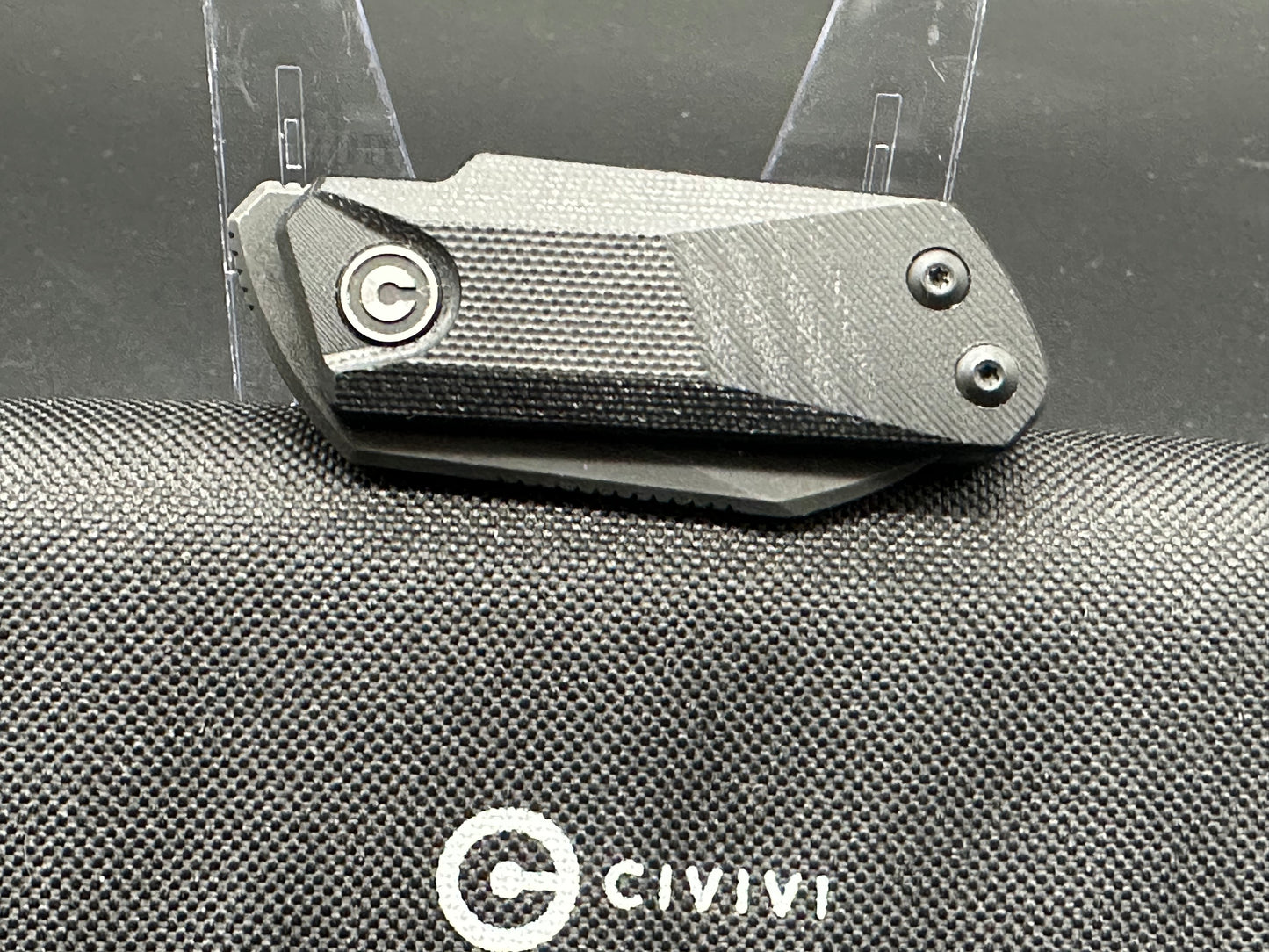 CIVIVI Ki-V Front Flipper slip joint Black