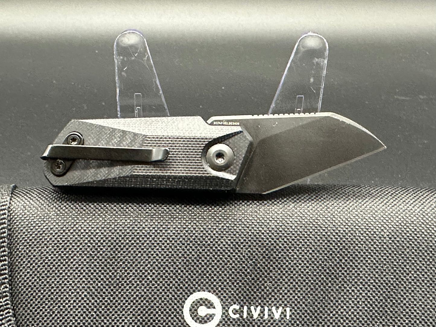 CIVIVI Ki-V Front Flipper slip joint Black