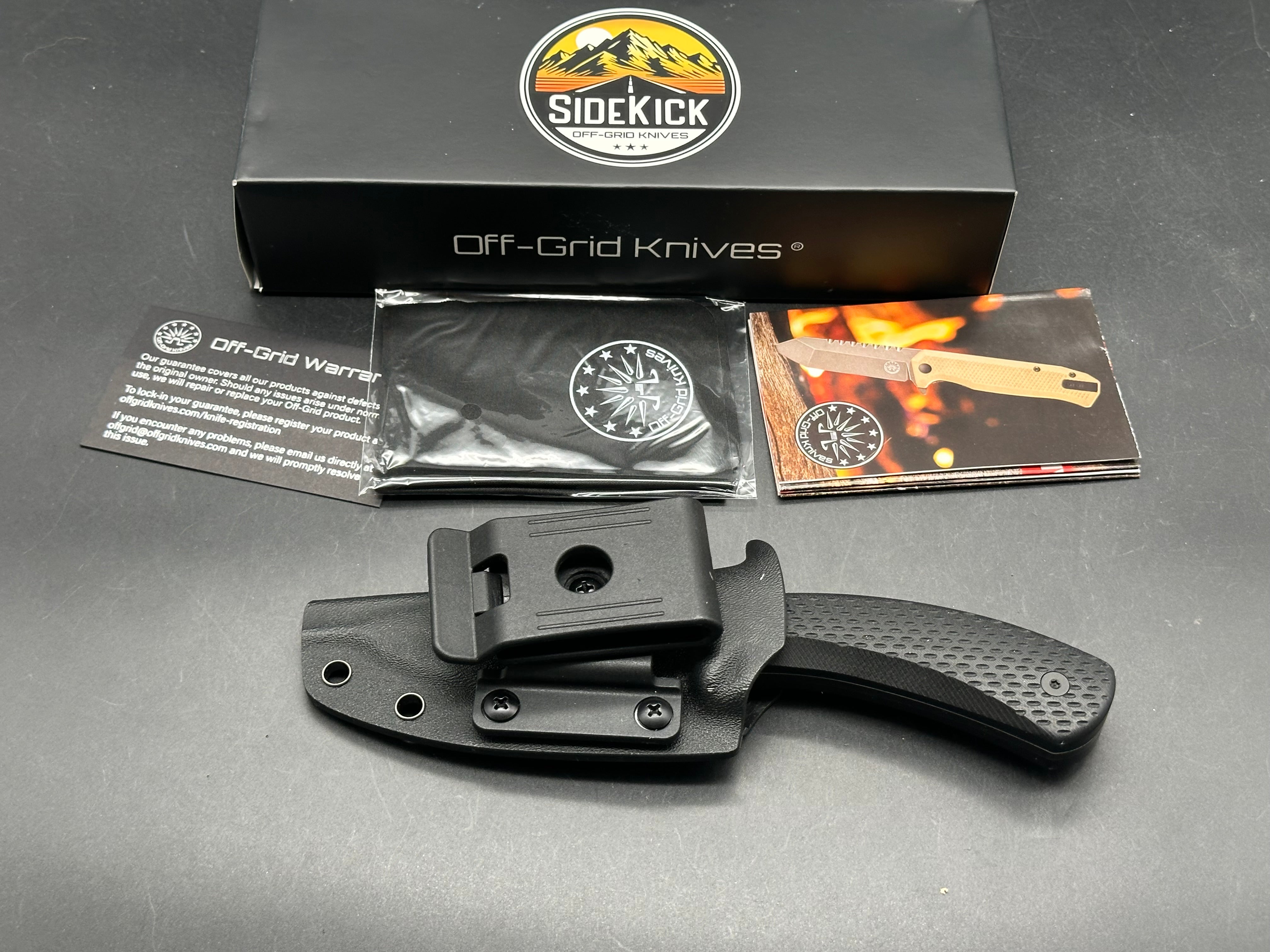 Off Grid Side Kick fixed blade knife