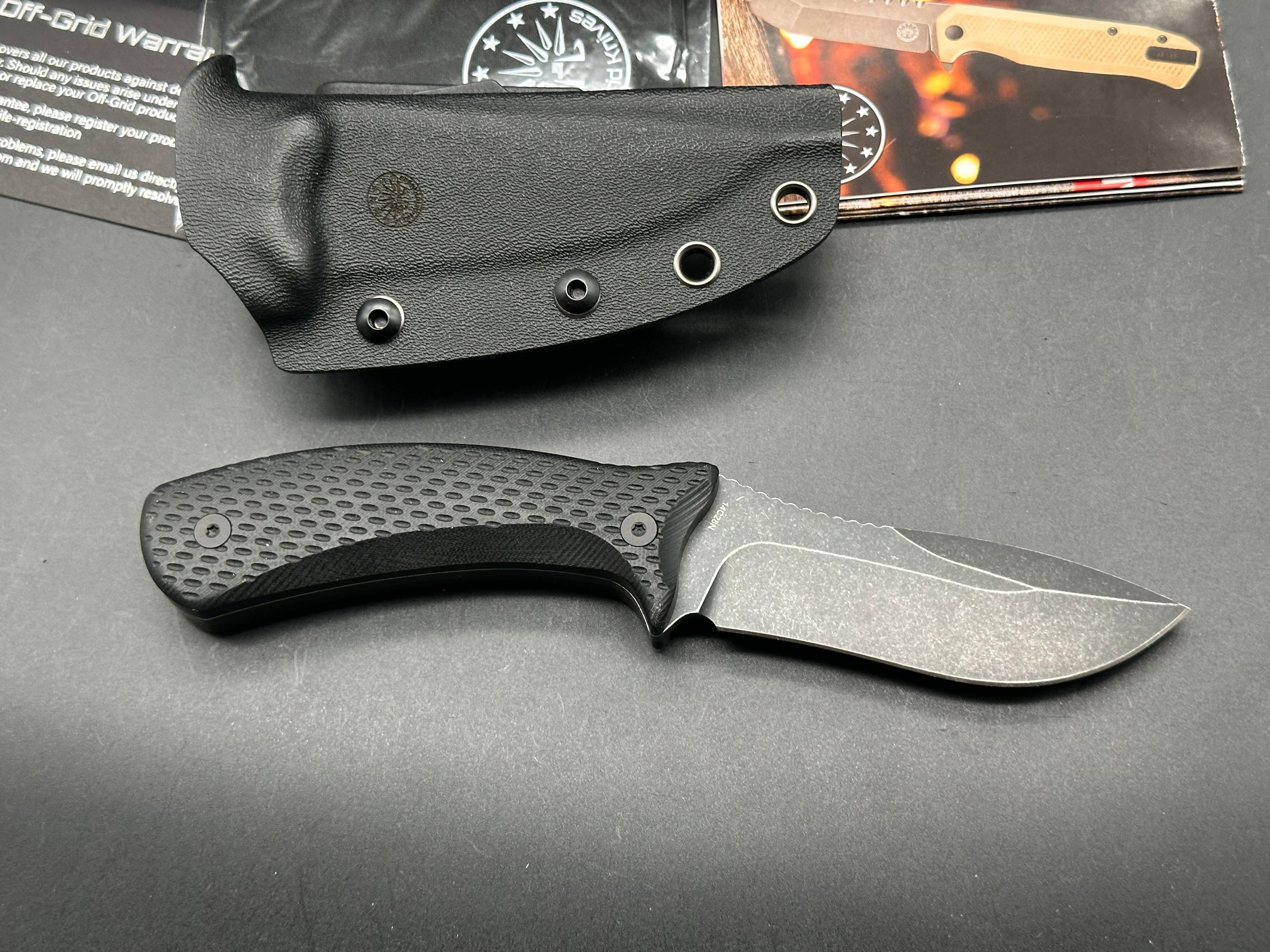 Off Grid Side Kick fixed blade knife