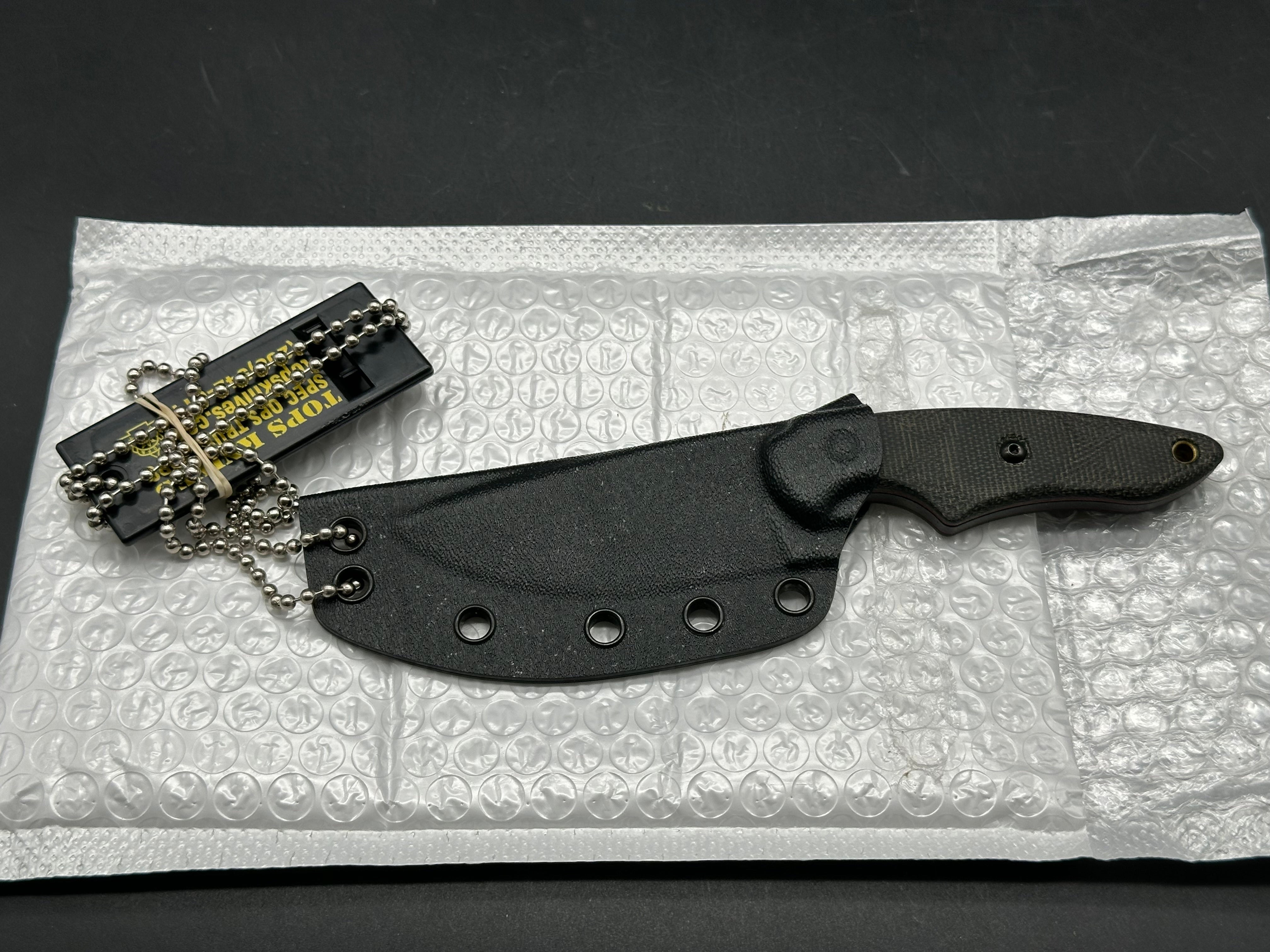 Tops 3 Pointer fixed blade knife