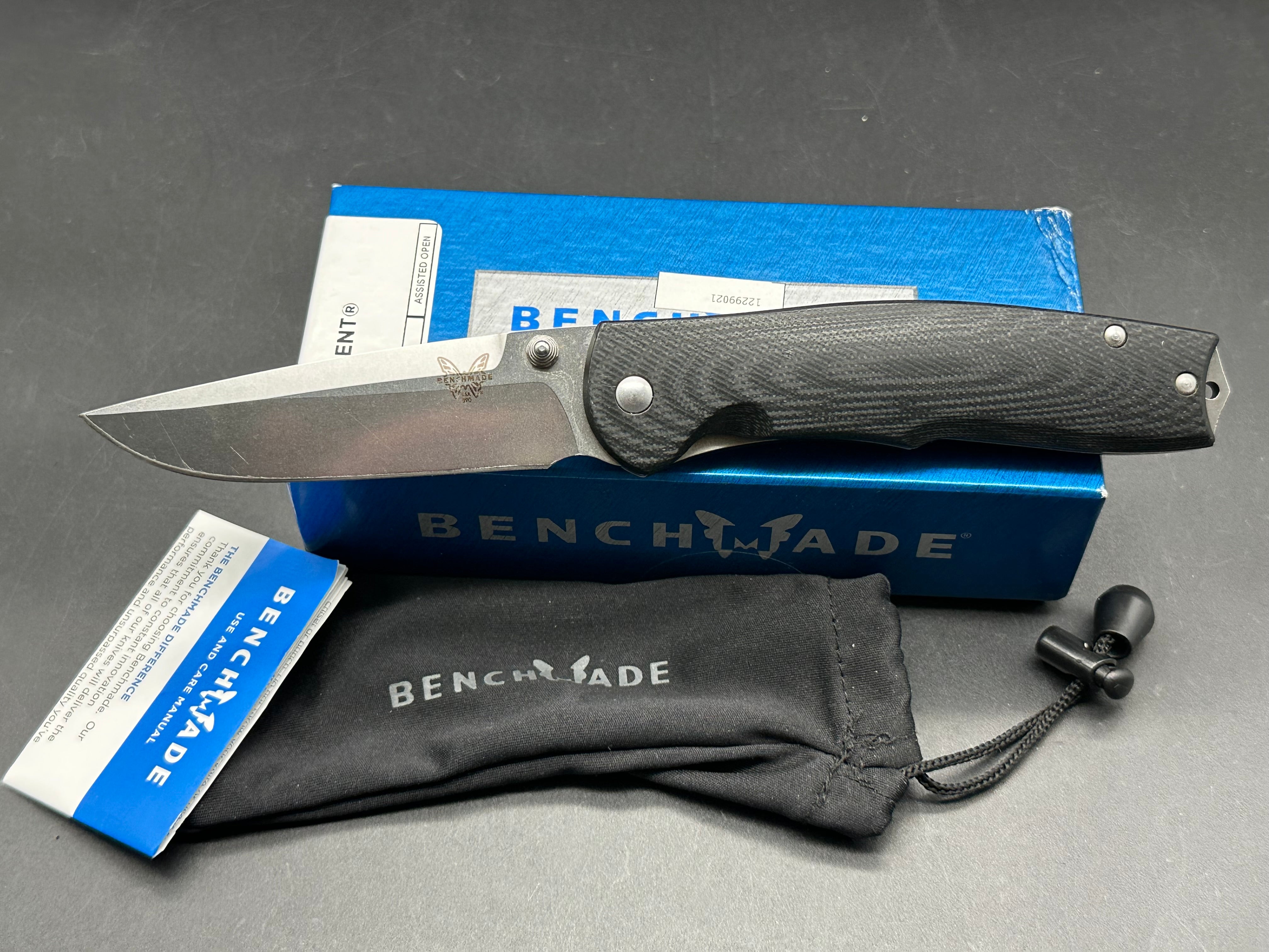 Benchmade Torrent Spring Assisted Knife (3.6" Satin) 890