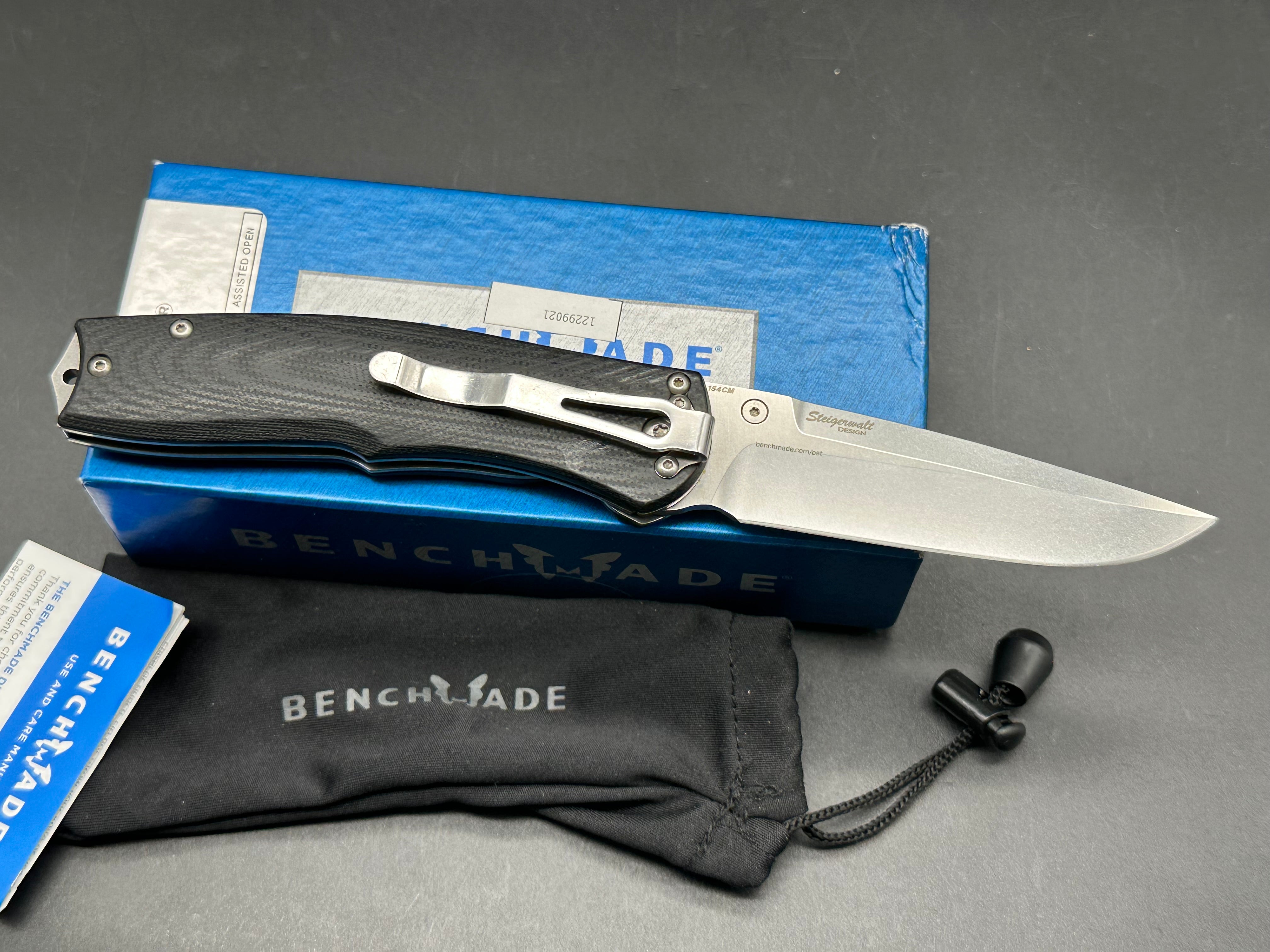 Benchmade Torrent Spring Assisted Knife (3.6" Satin) 890