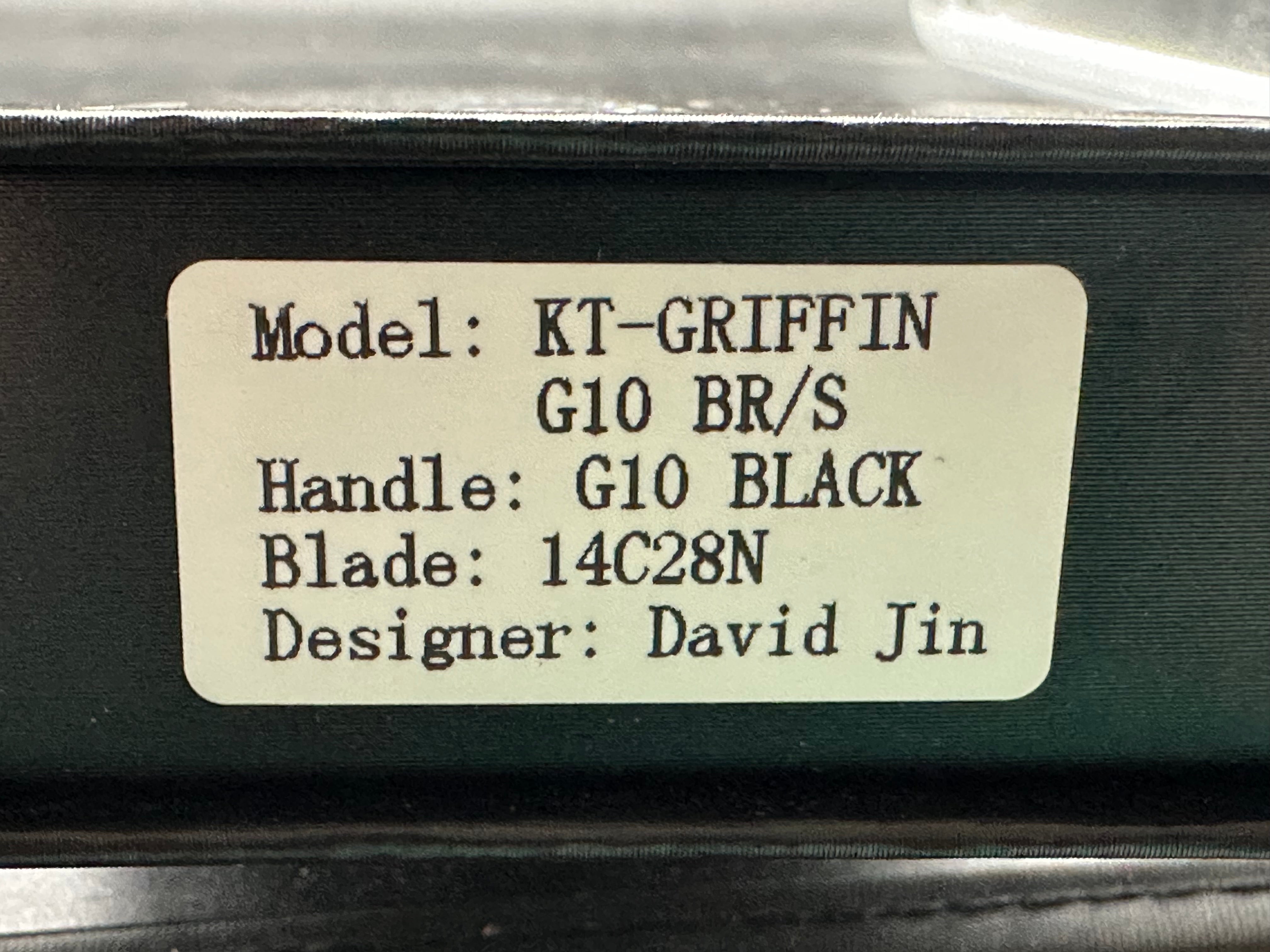 Ketuo Griffin black G10 / 14C28N