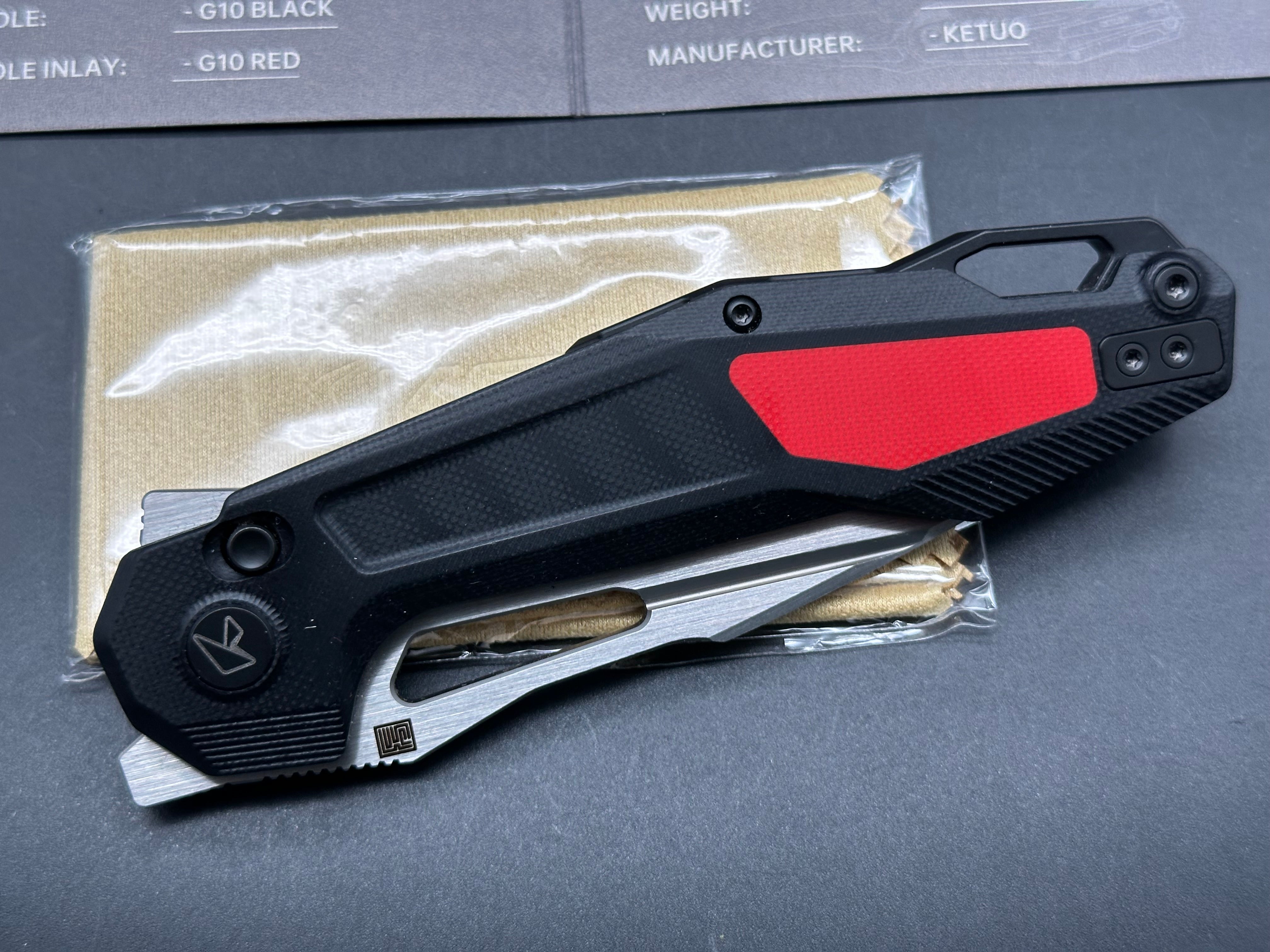 Ketuo Griffin black G10 / 14C28N