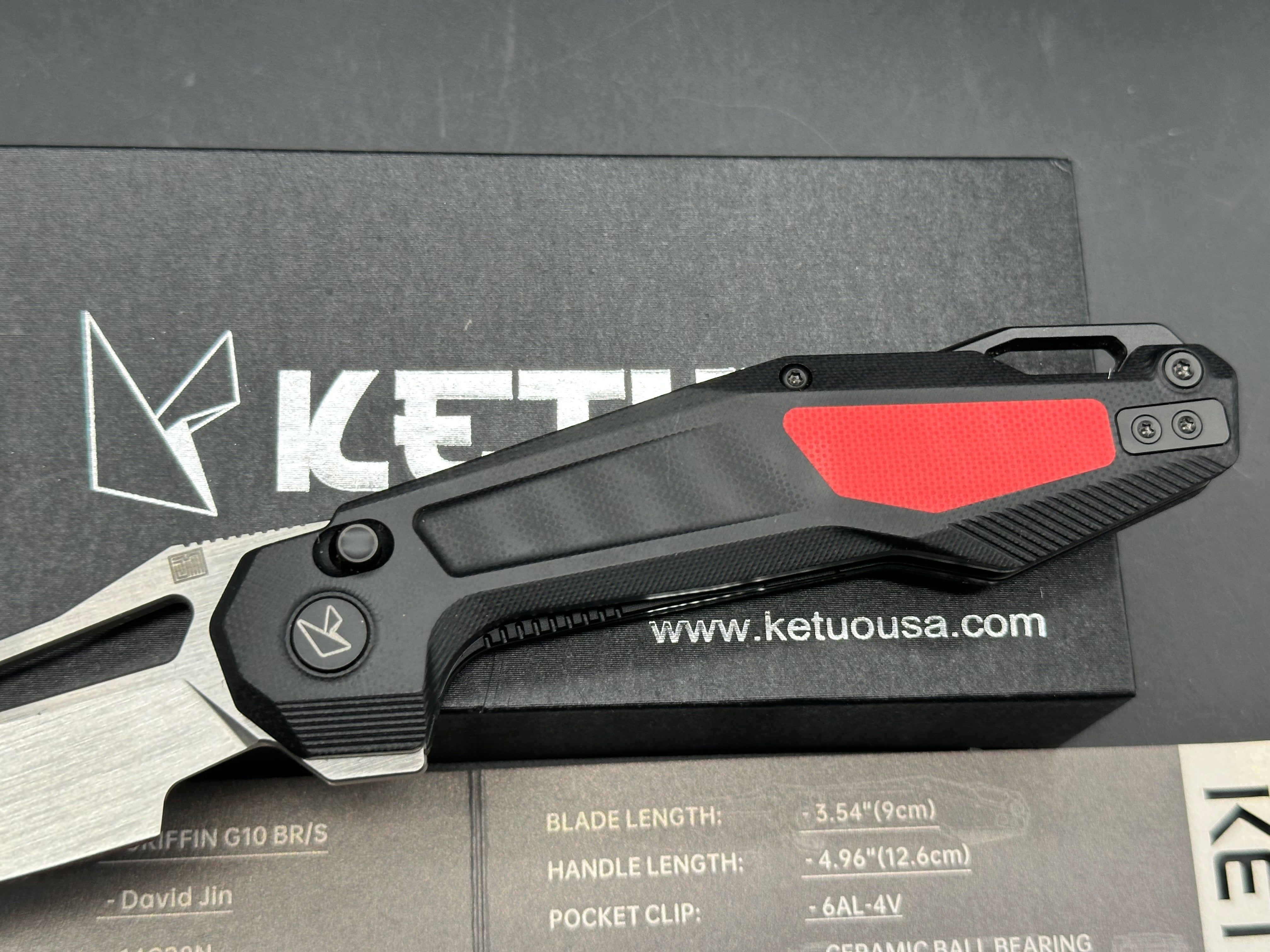 Ketuo Griffin black G10 / 14C28N